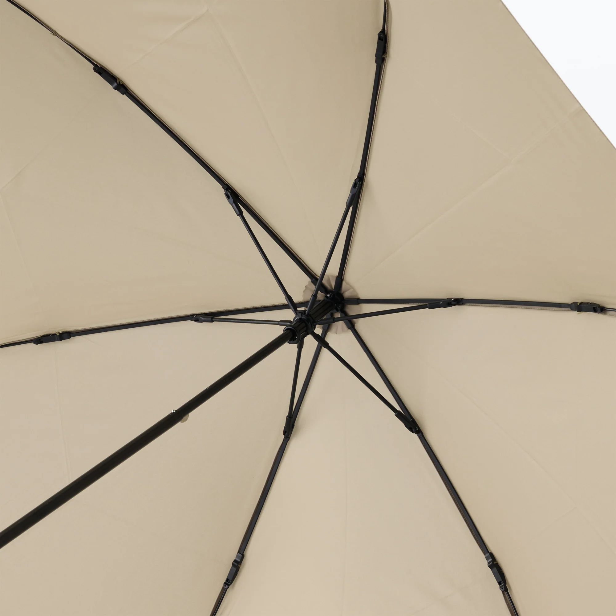 2-Way Foldable All-Weather Umbrella Beige - Image 7