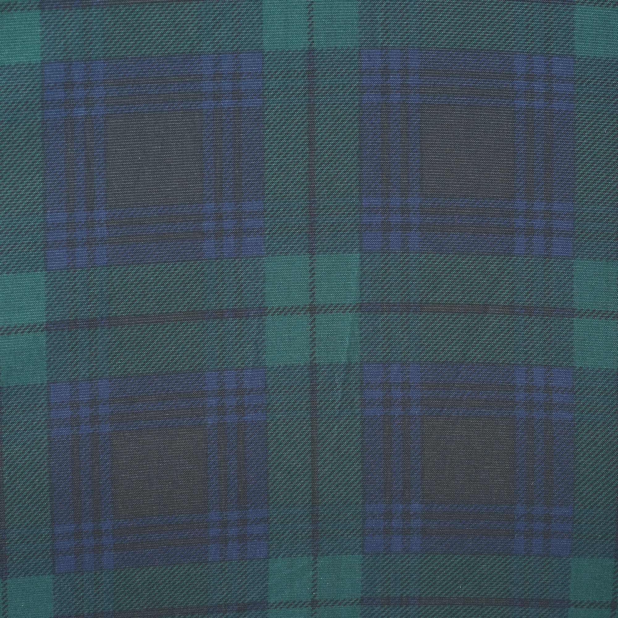 2 Way Foldable Umbrella - Dark Green Check - Image 10