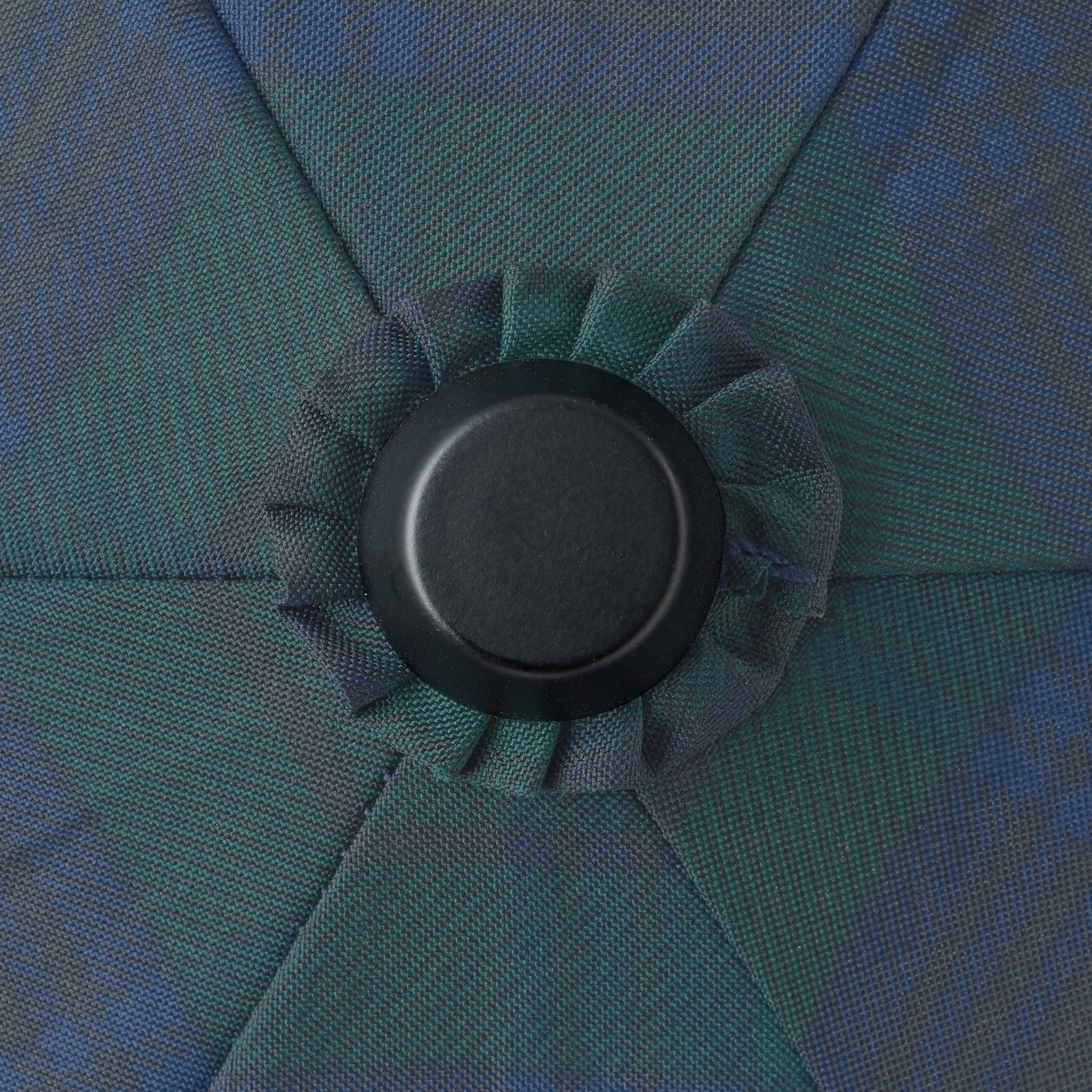 2 Way Foldable Umbrella - Dark Green Check - Image 6