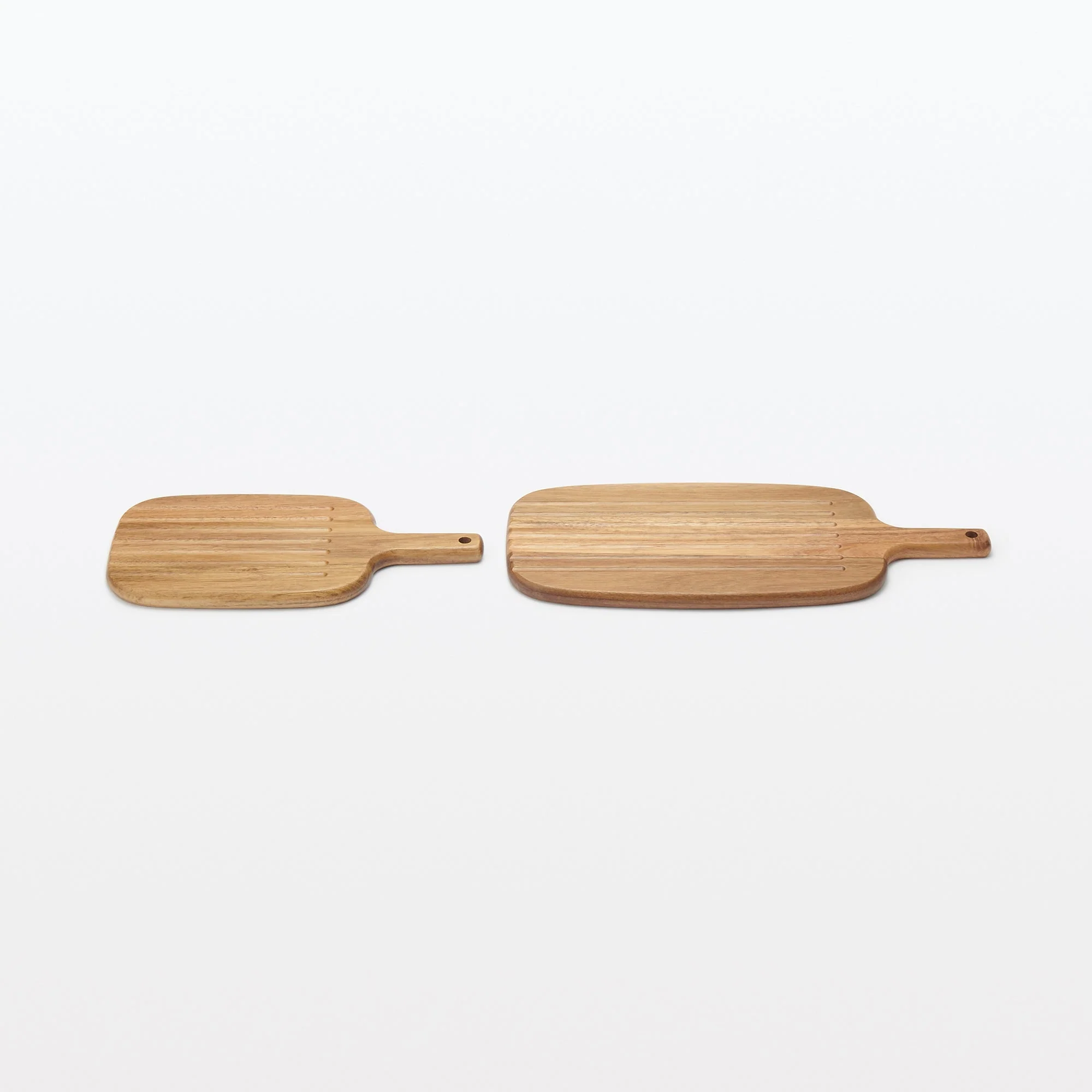 Acacia Double-Sided Cutting Board with Handle - Large - Image 6