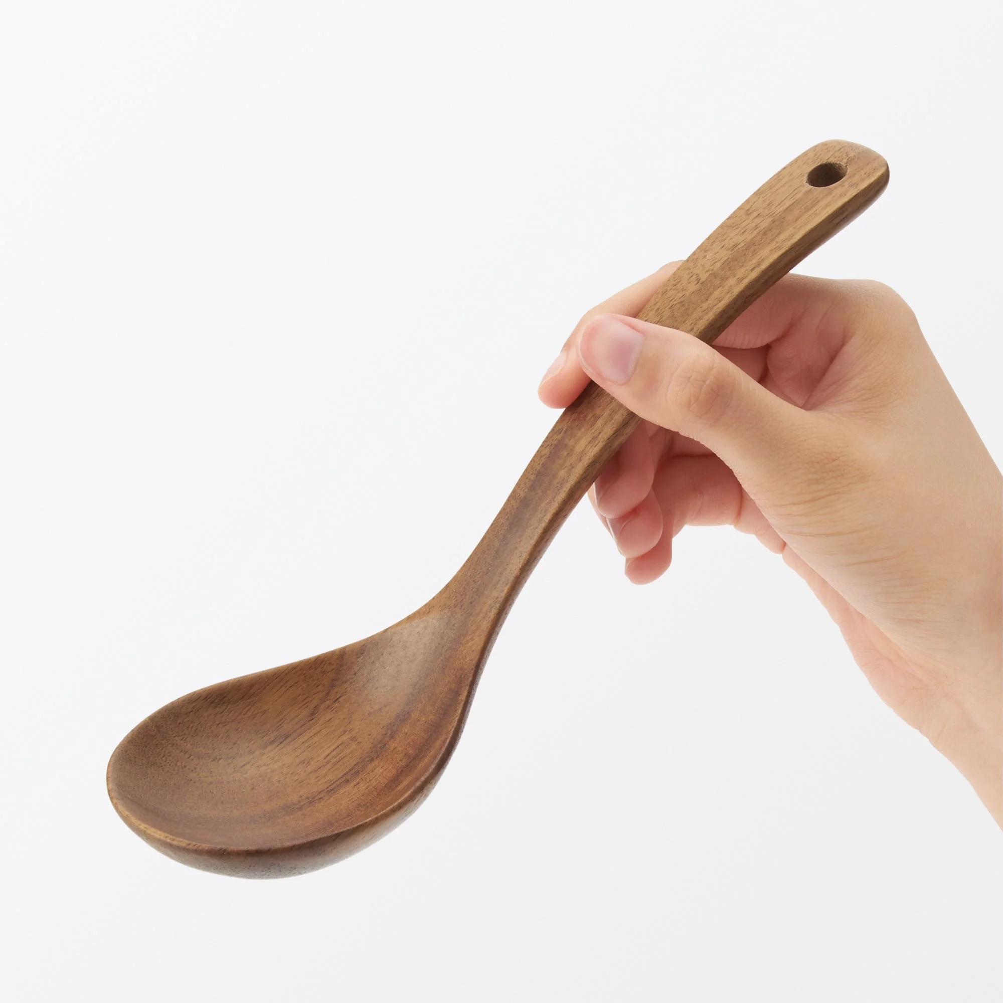Acacia Soup Ladle Large - Image 2