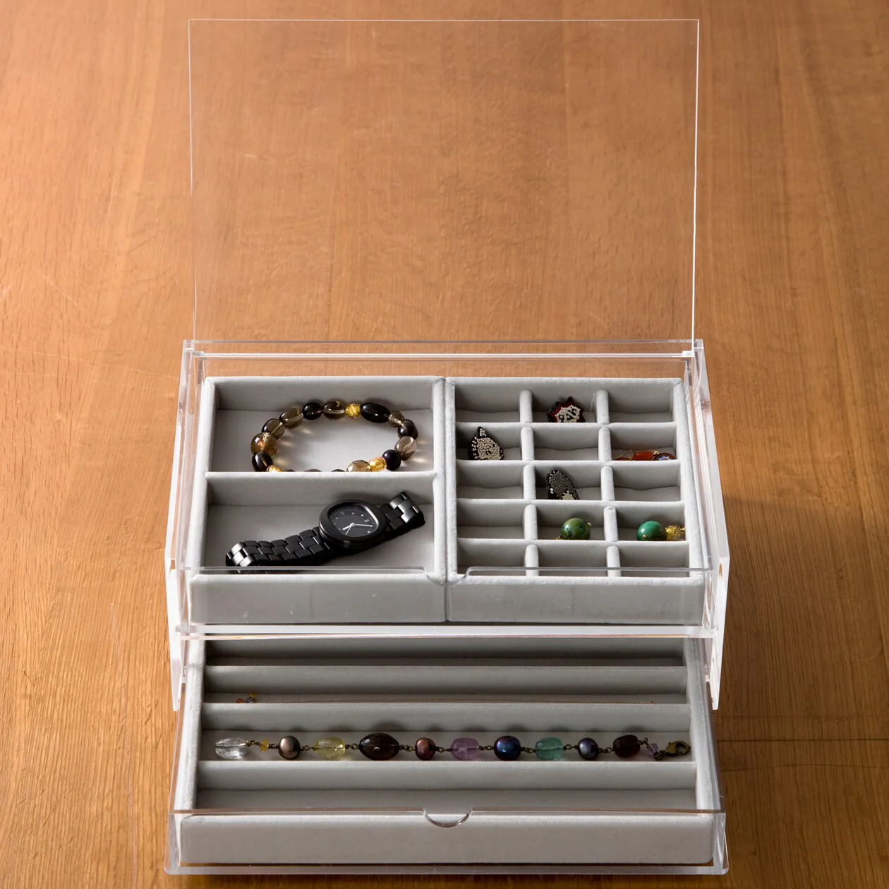 Acrylic Storage Large Case 2 Drawers - Image 16