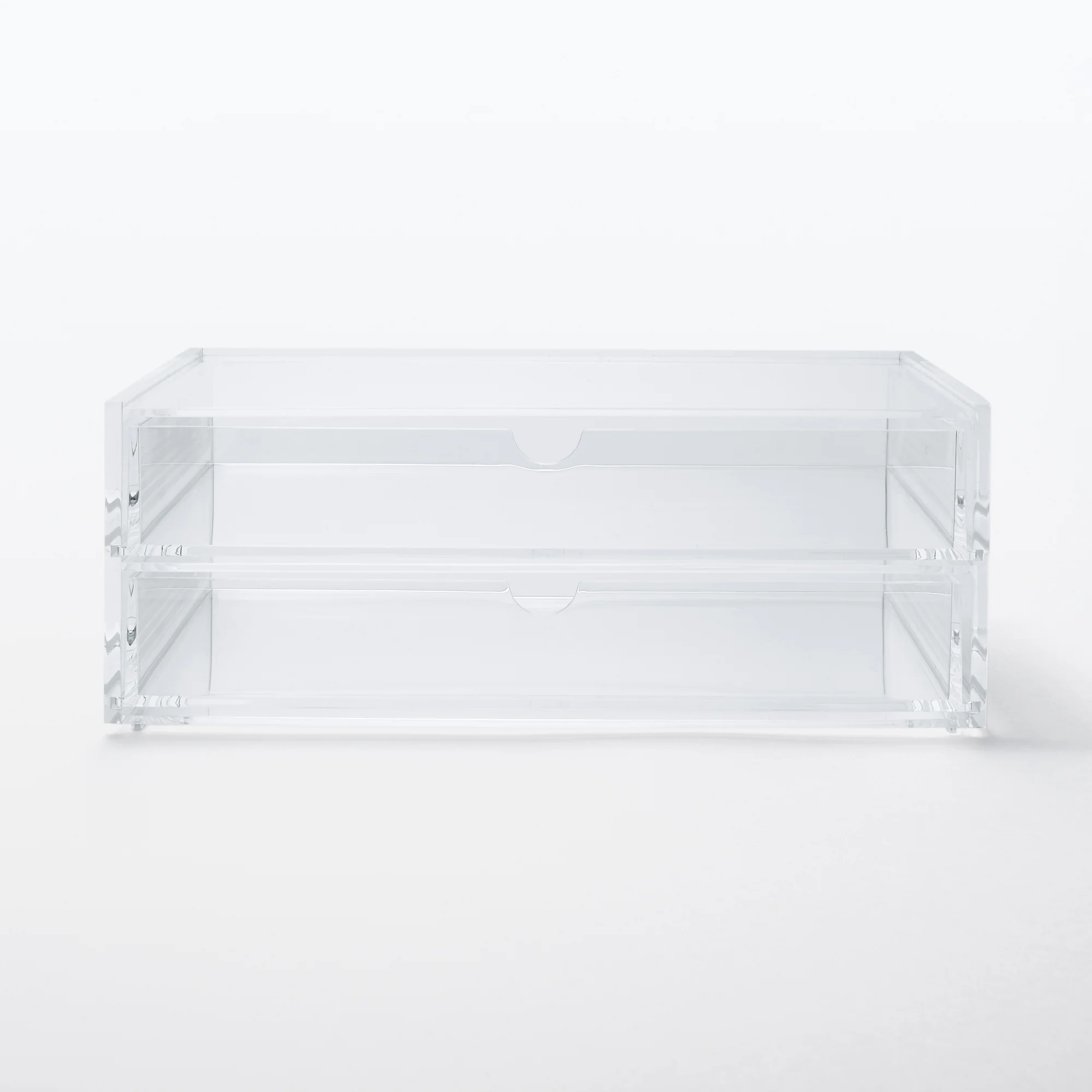 Acrylic Storage Large Case 2 Drawers - Image 3