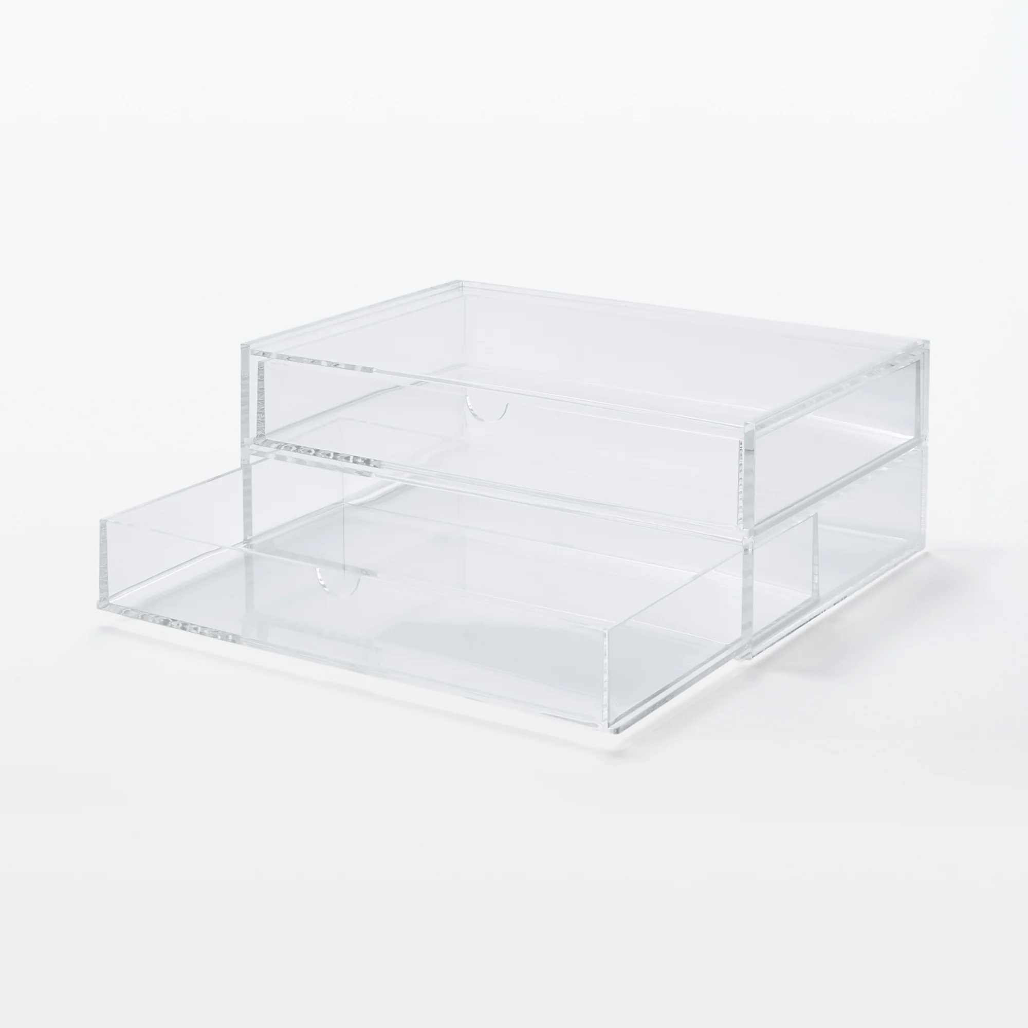 Acrylic Storage Large Case 2 Drawers - Image 5