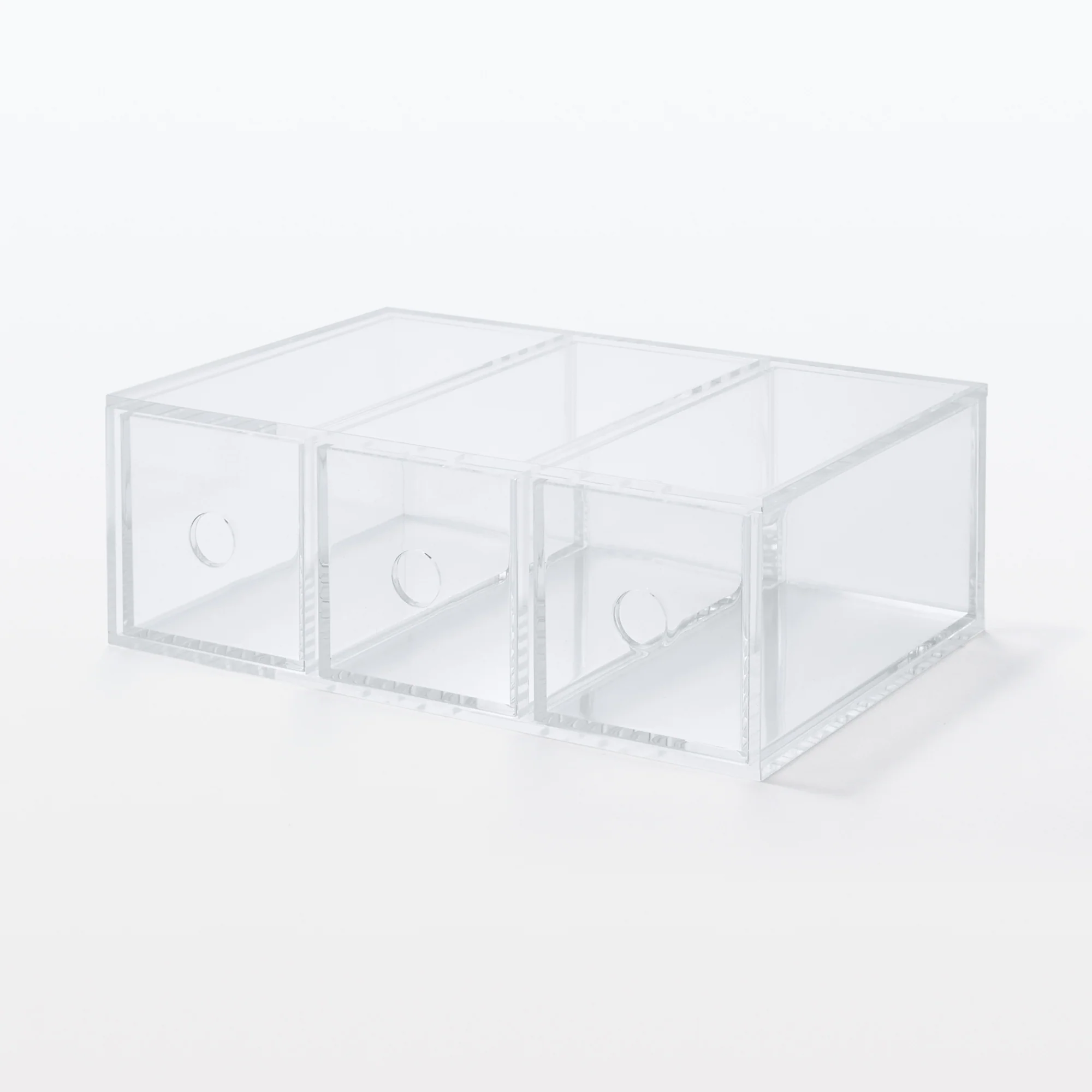 Acrylic Storage 3 Drawers Cubby - Image 6
