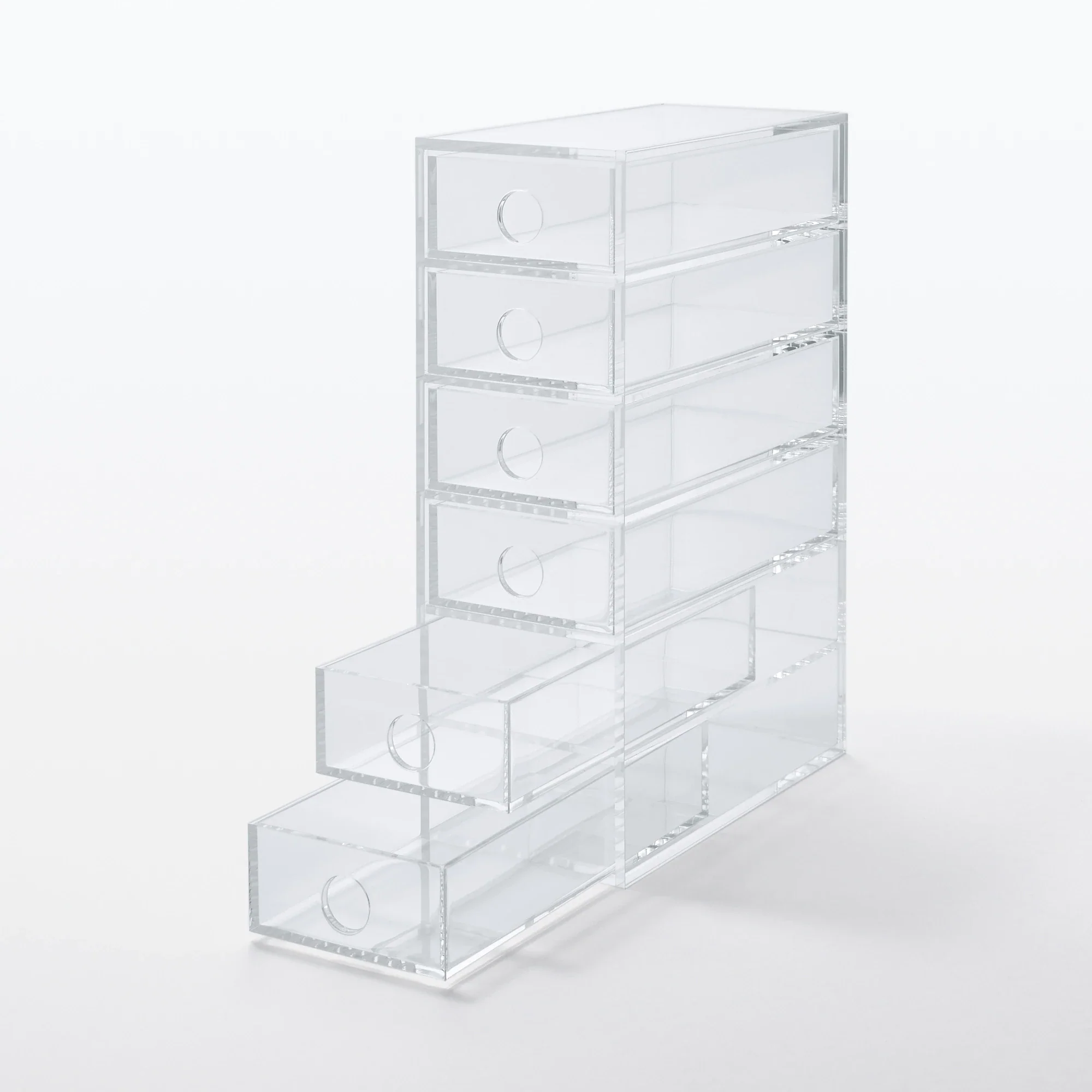 Acrylic Storage 6 Drawers Cubby - Image 4