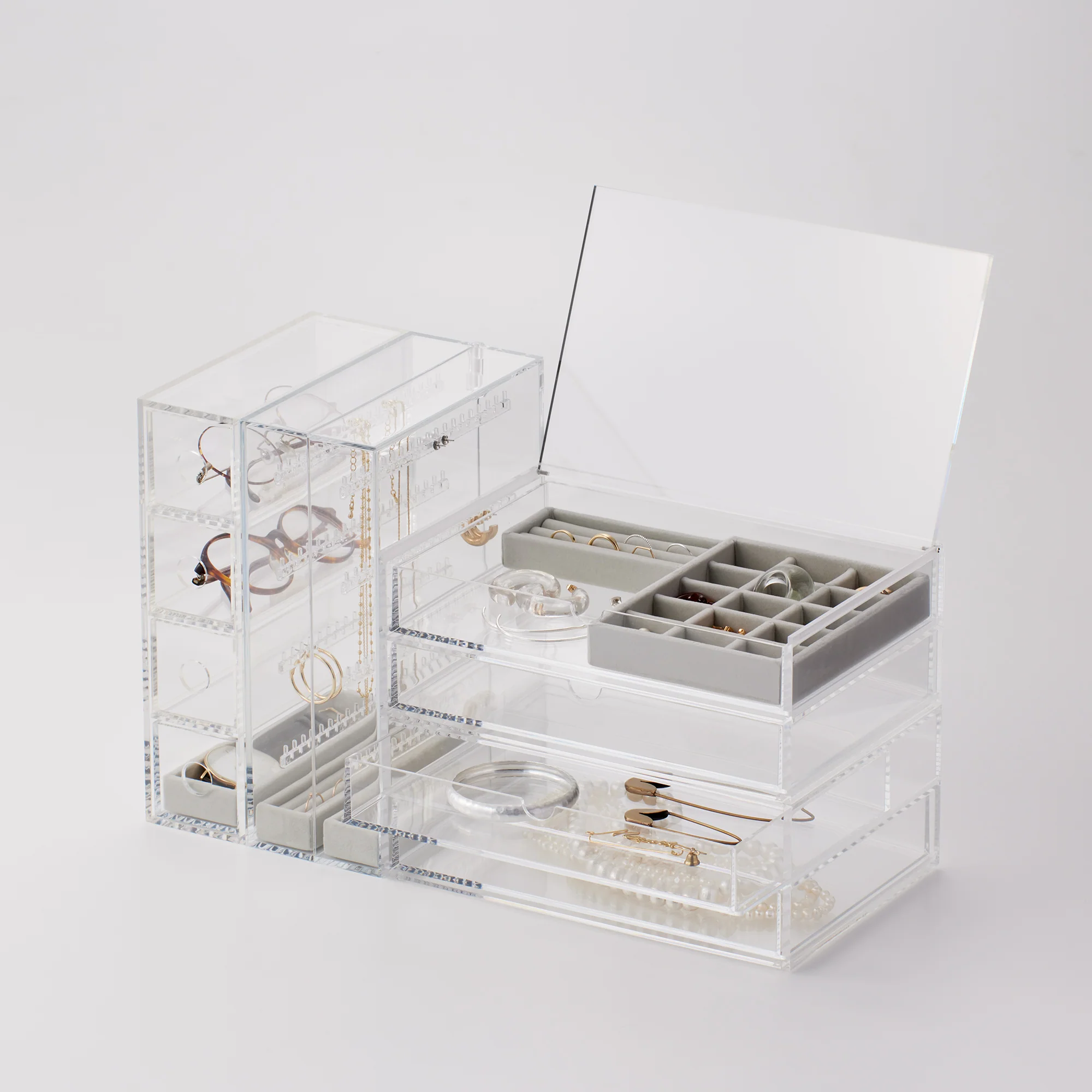 Acrylic Stand Case for Earrings & Necklace (Double Sided) - Image 10