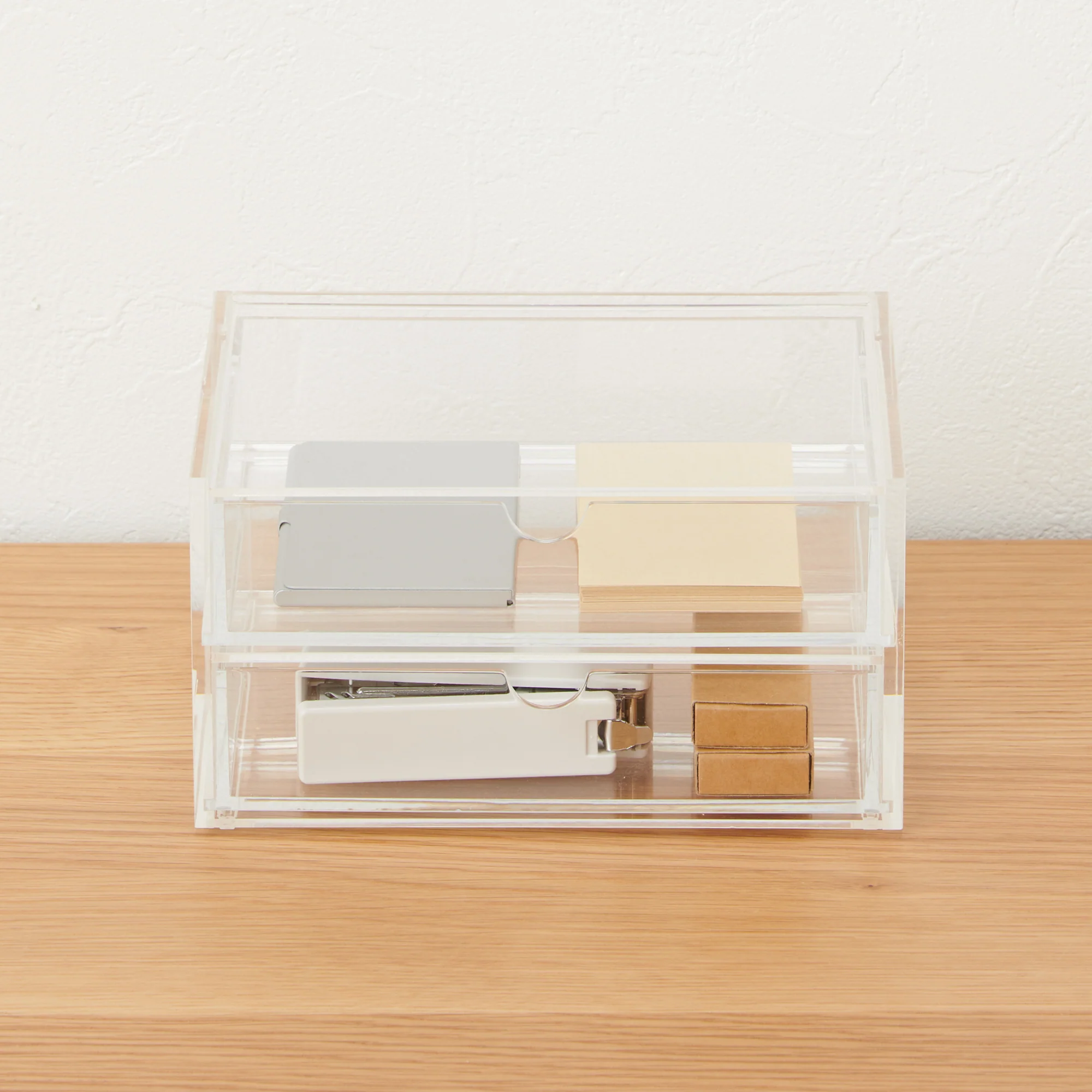 Acrylic Small Case 2 Drawers - Image 2