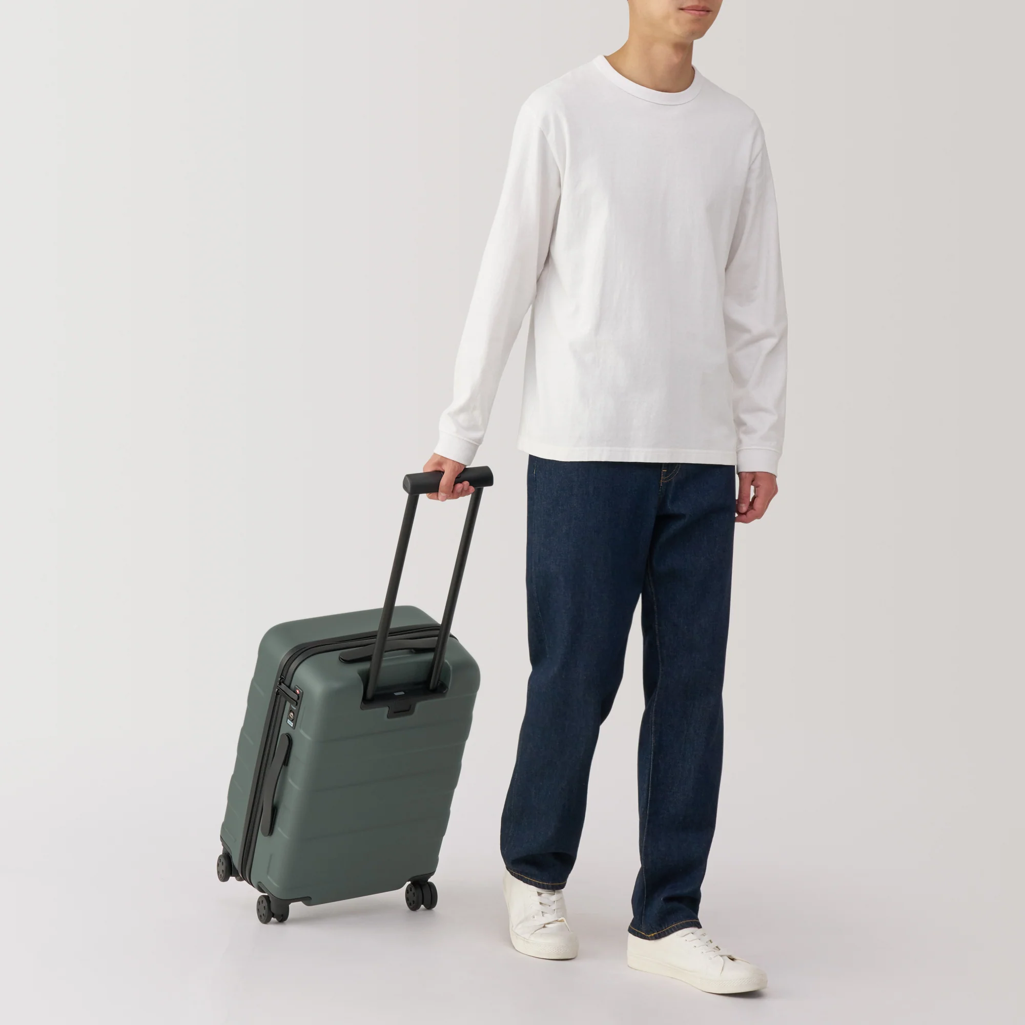 Adjustable Handle Hard Shell Suitcase 36L | Carry-On - Image 22