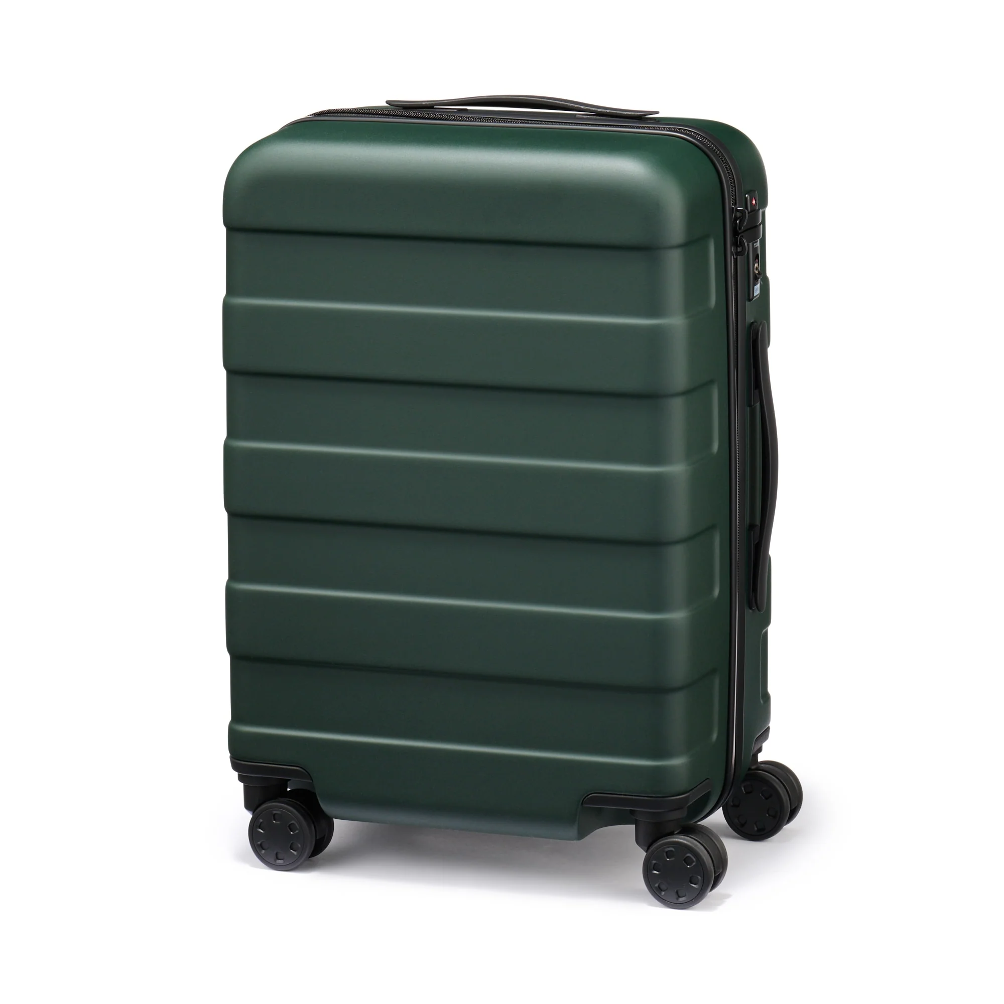 Adjustable Handle Hard Shell Suitcase 36L - Khaki Green | Carry-On