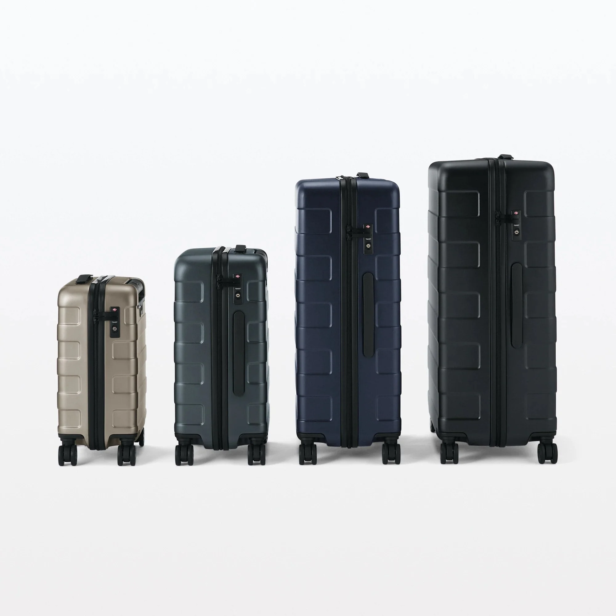 Adjustable Handle Hard Shell Suitcase 36L - Light Yellow | Carry-On - Image 21