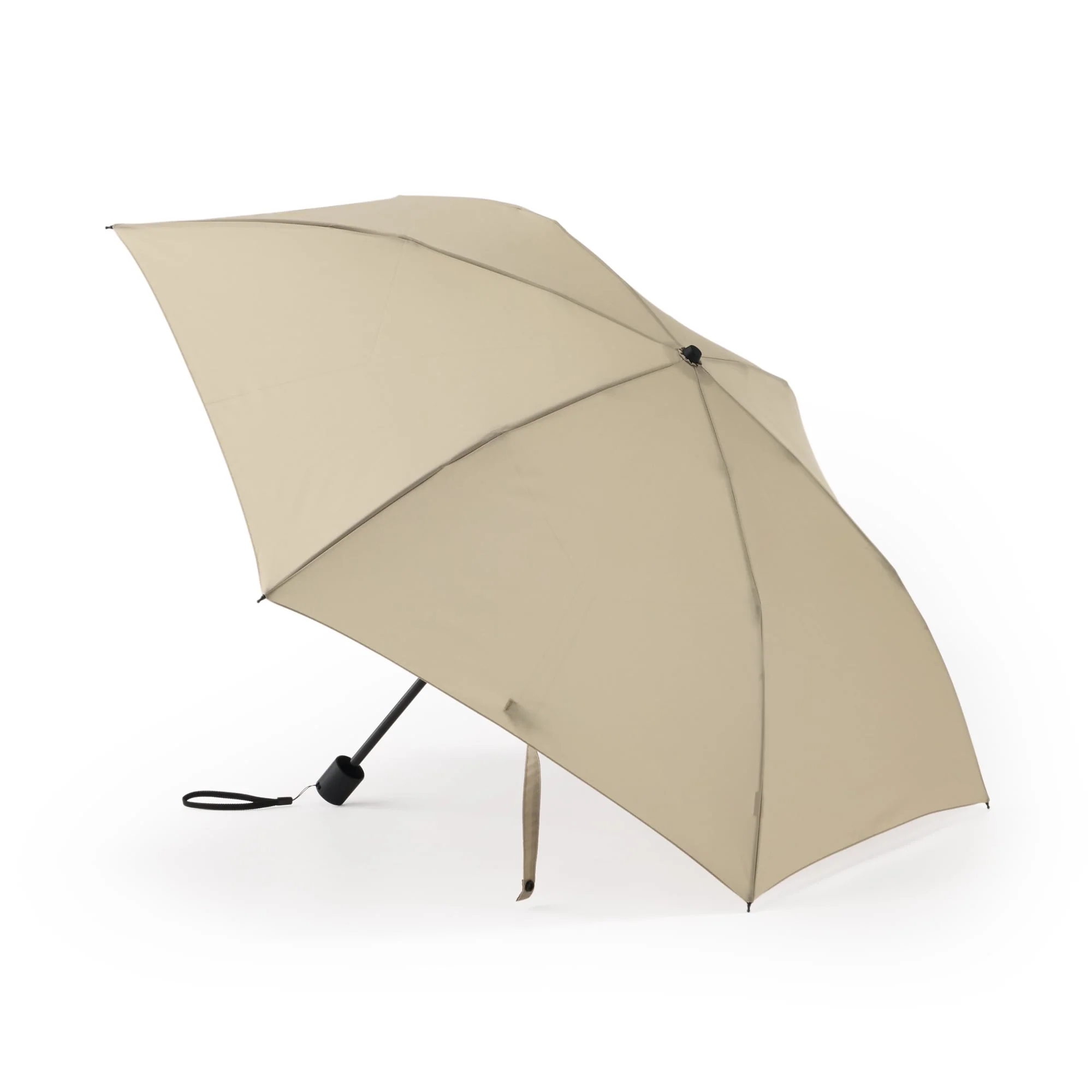 All-Weather 2-Way Foldable Umbrella - Beige - Image 2