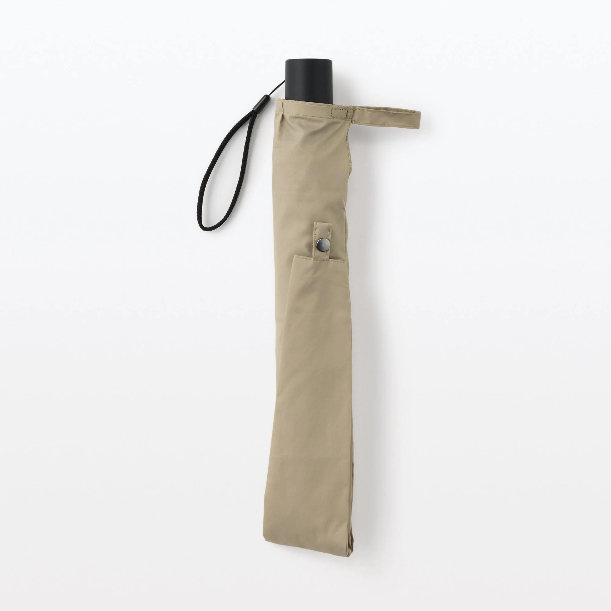 All-Weather 2-Way Foldable Umbrella - Beige - Image 9