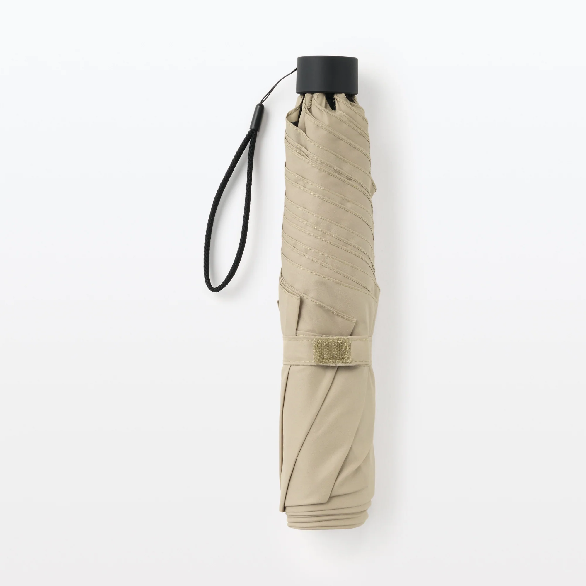 All-Weather Foldable Umbrella Beige - Image 9