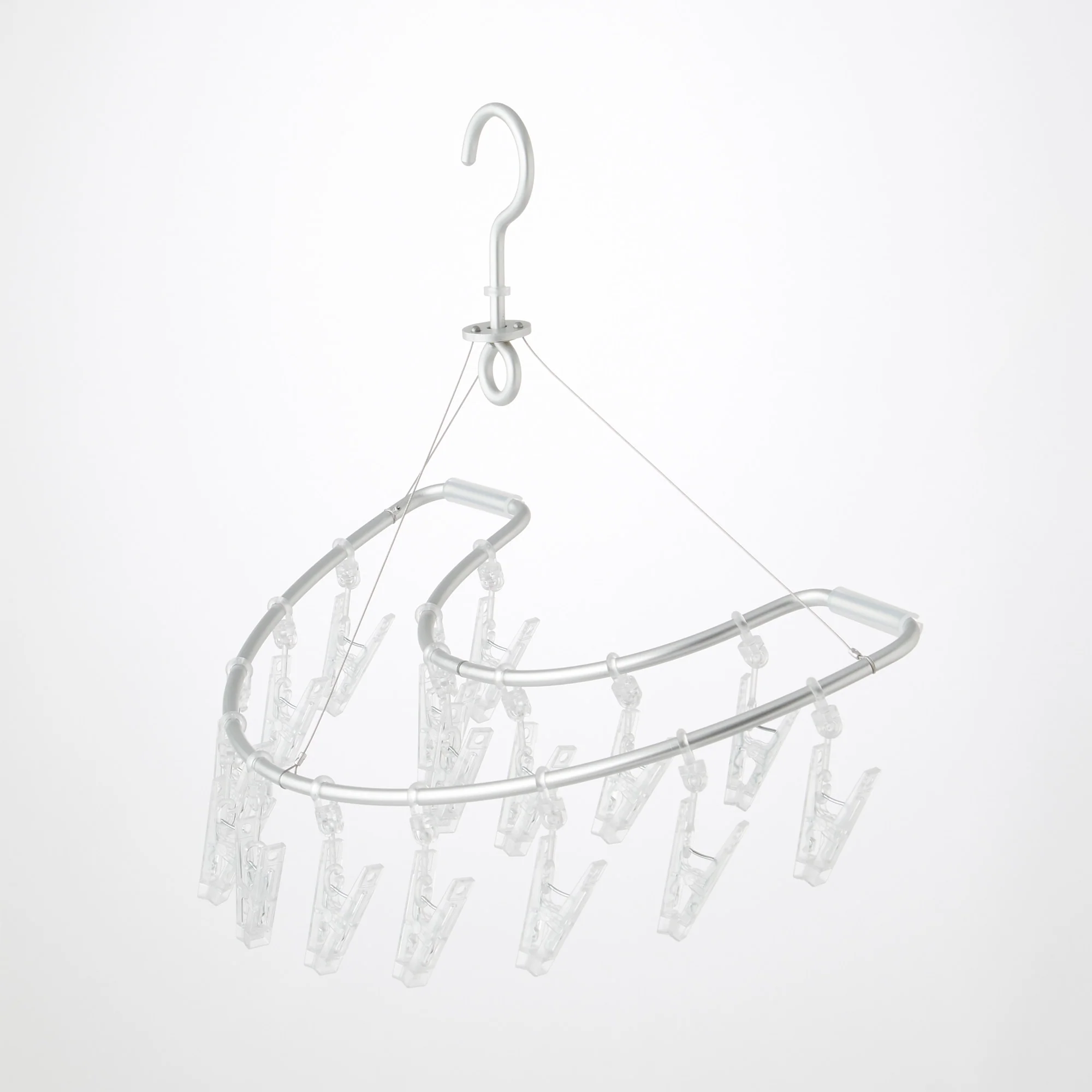 Aluminum Semicircle Hanger - 16 Pegs - Image 3