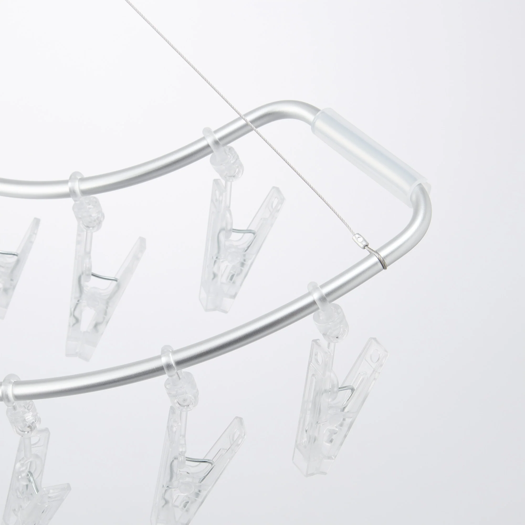 Aluminum Semicircle Hanger - 16 Pegs - Image 5