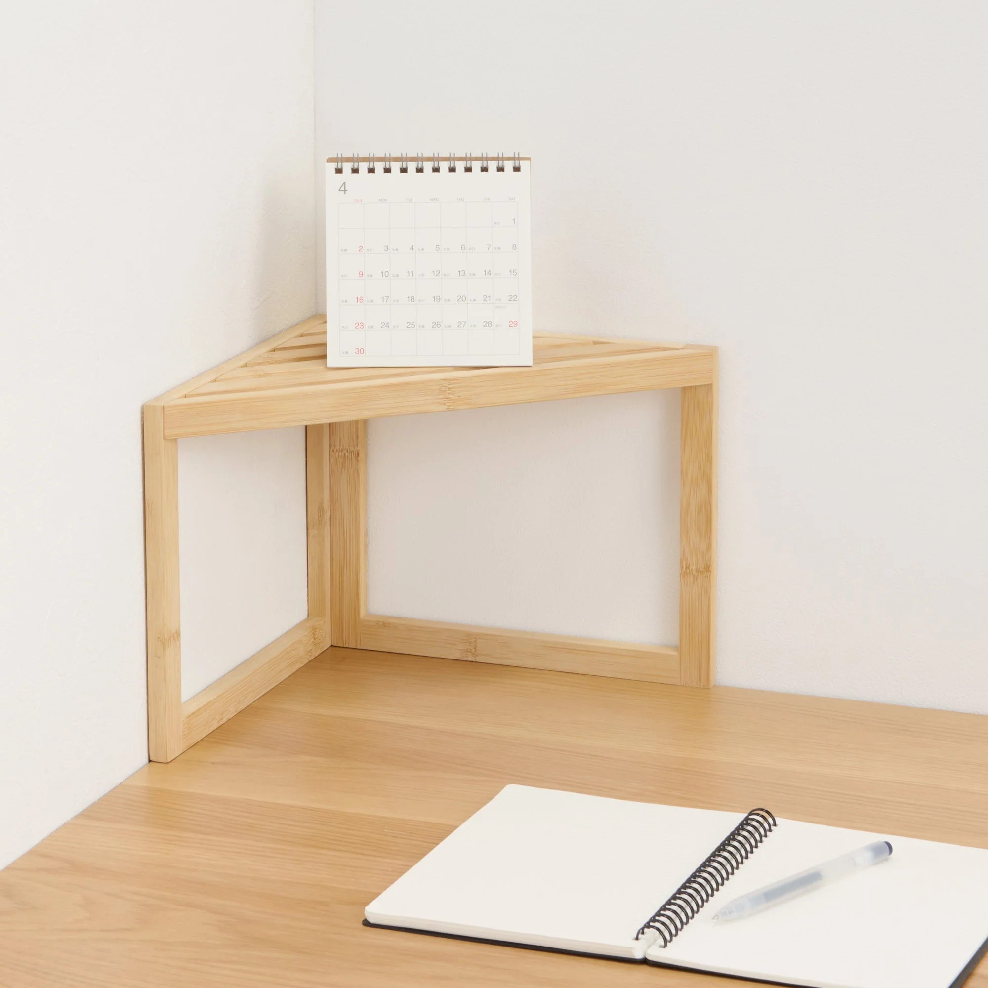 Bamboo Corner Rack 1 Tier - Image 2