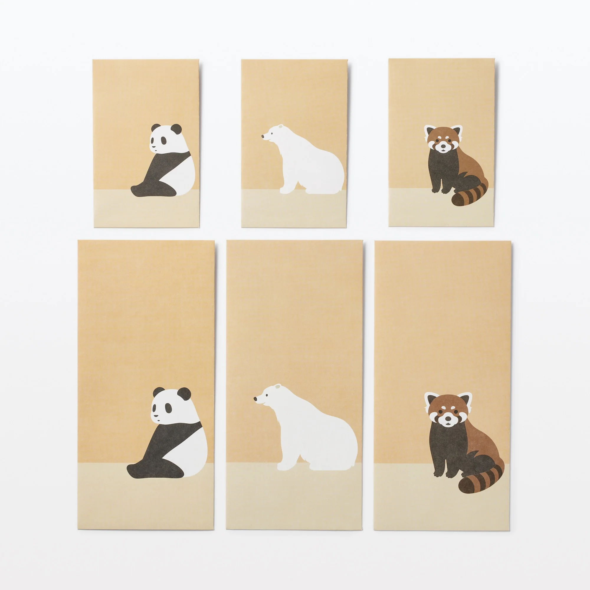 Bamboo Paper Petit Envelope - Small - Polar Bear (3 Pack) - Image 4