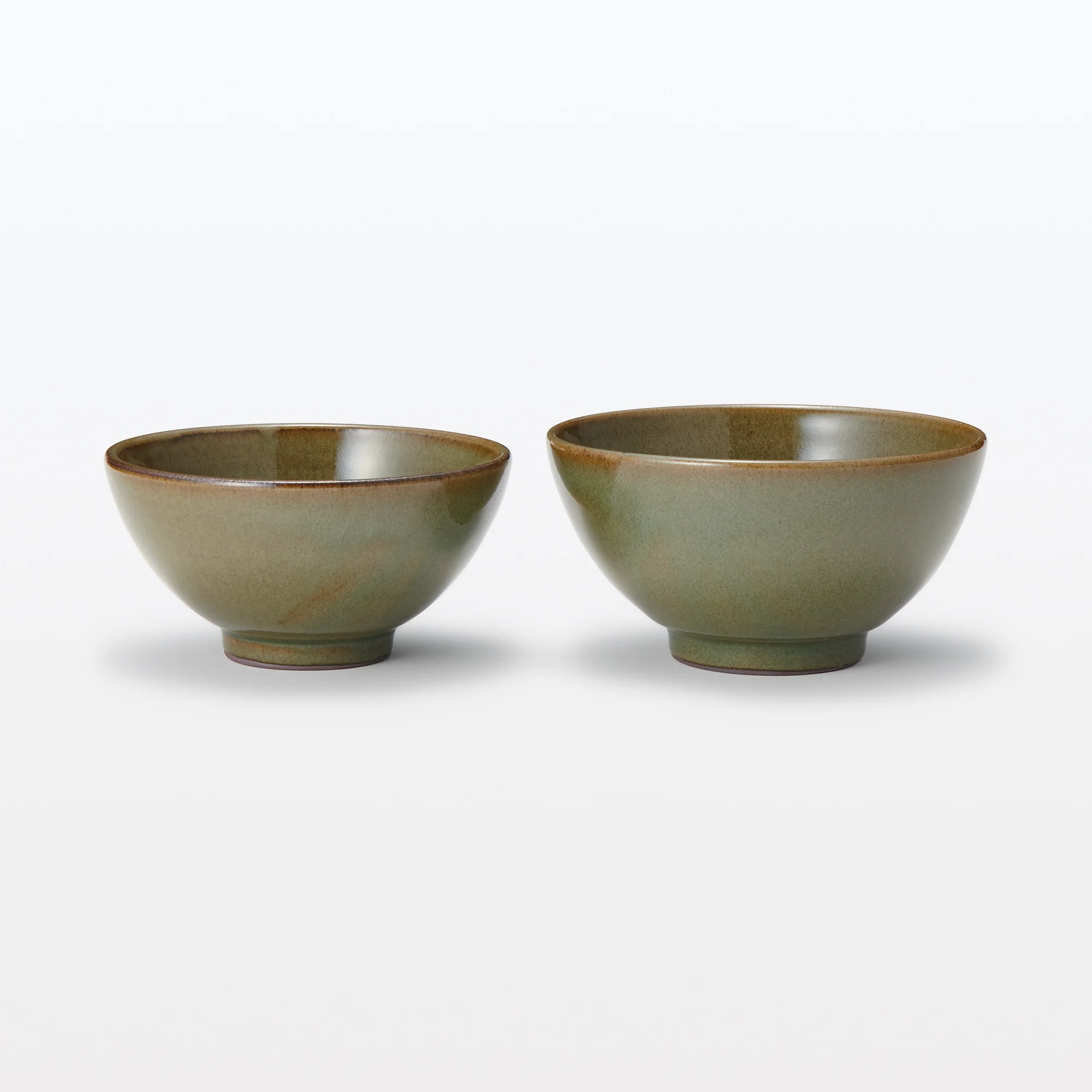 Banko Ware Rice Bowl - Glass Glaze 5.2" - Image 7