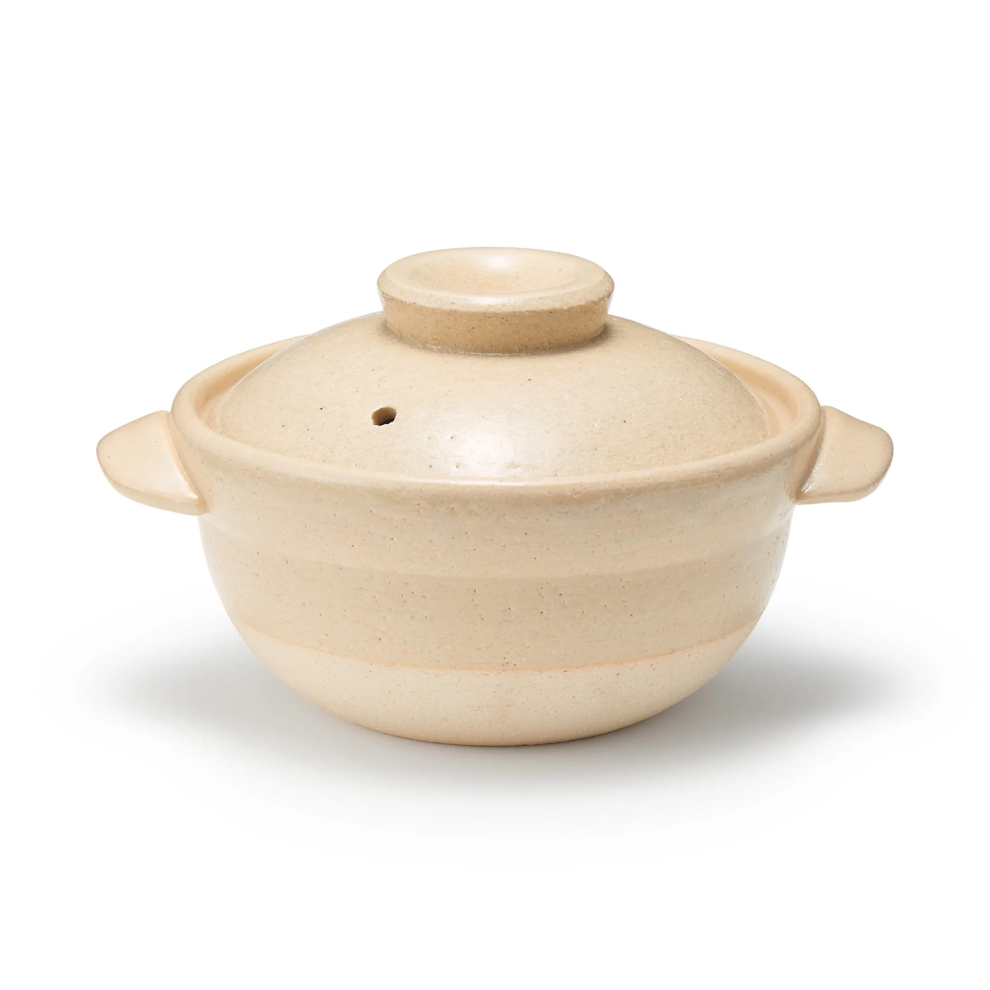 Banko Ware Ceramic Small Pot - Transparent Glaze 0.8 Qt