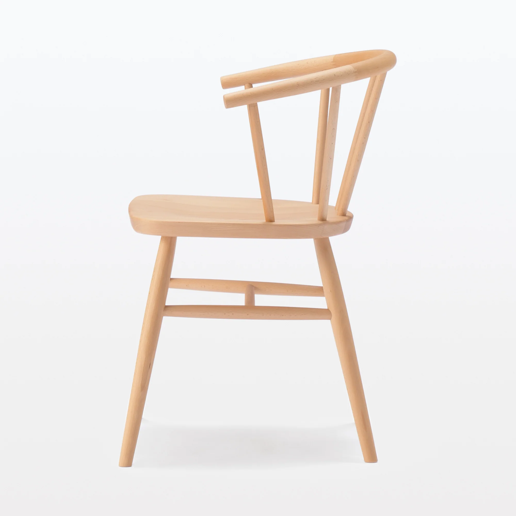 Beech Wood Chair with Round Legs - Image 3