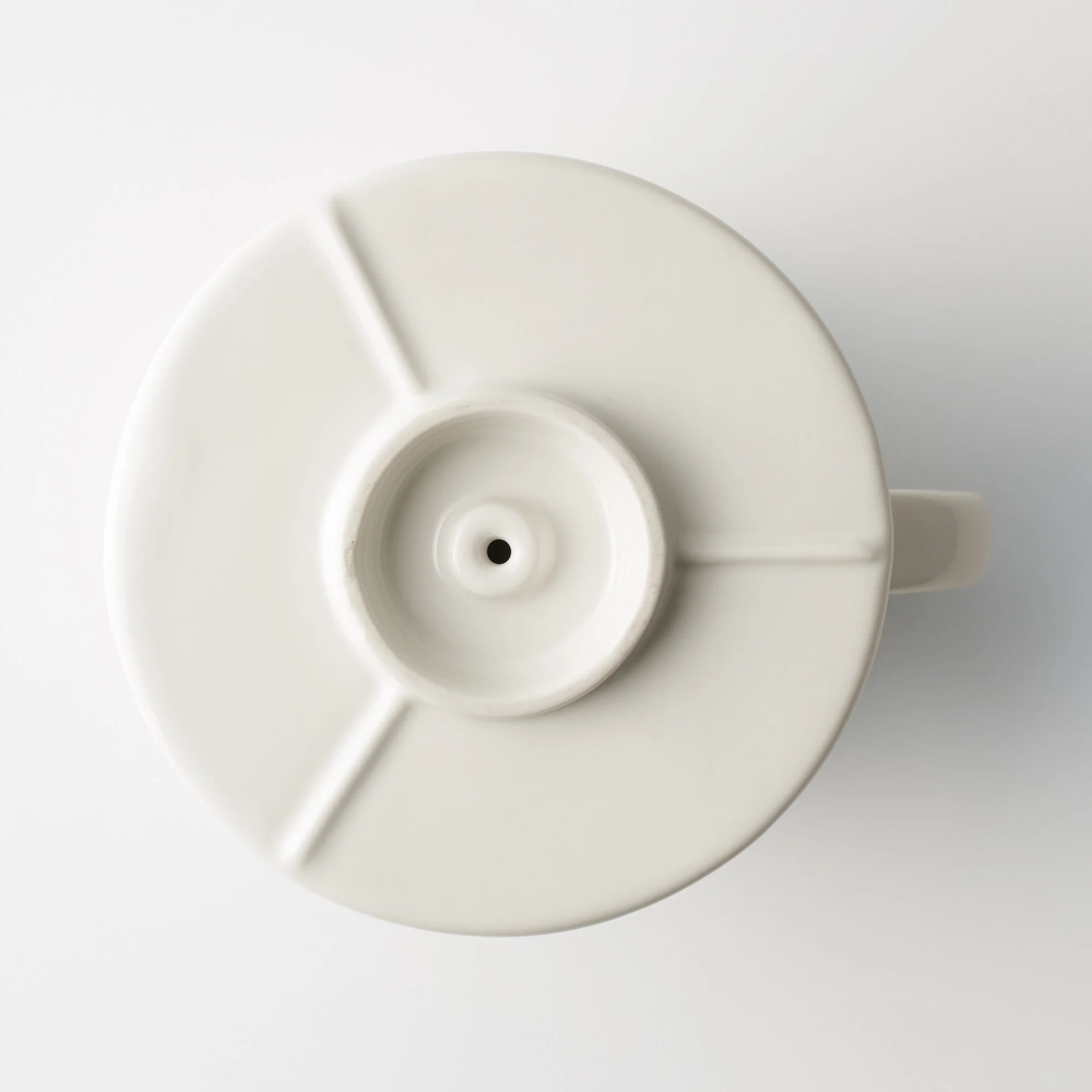 Beige Porcelain Coffee Dripper - Image 5