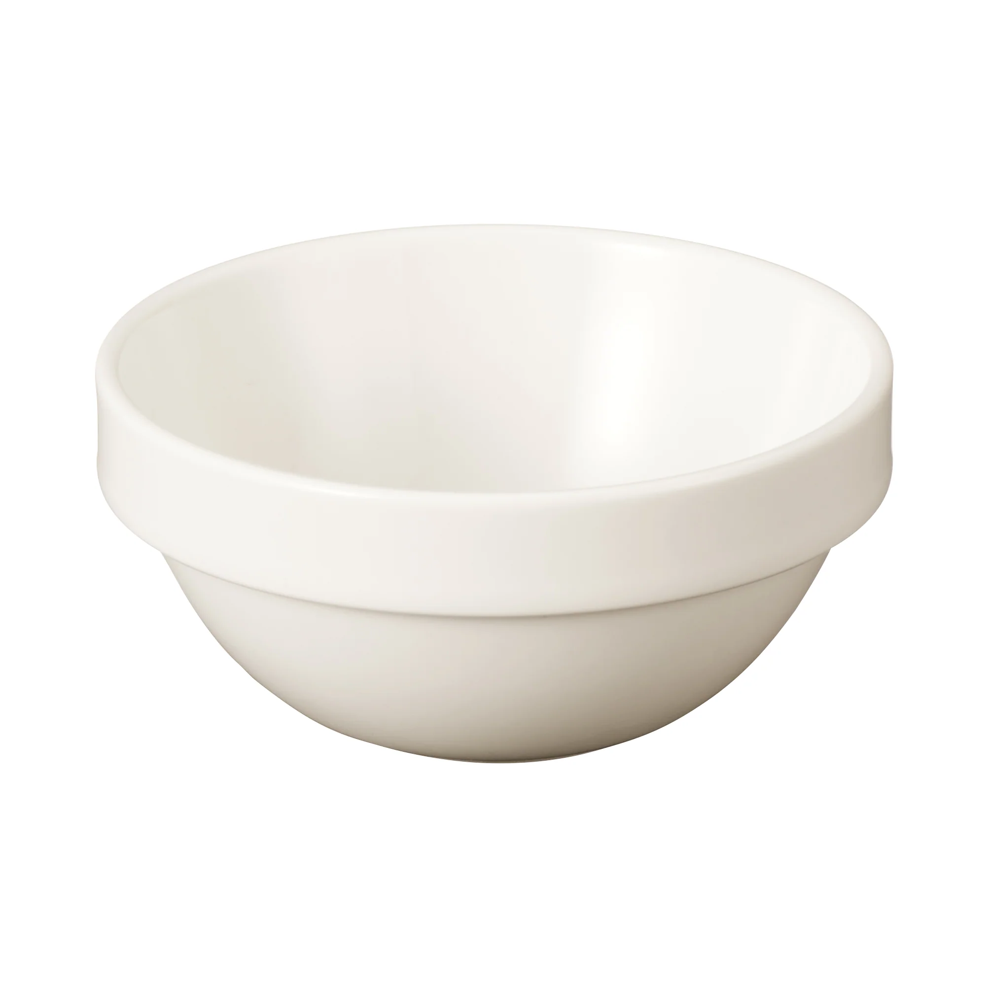 Beige Porcelain Stacking Dip Bowl
