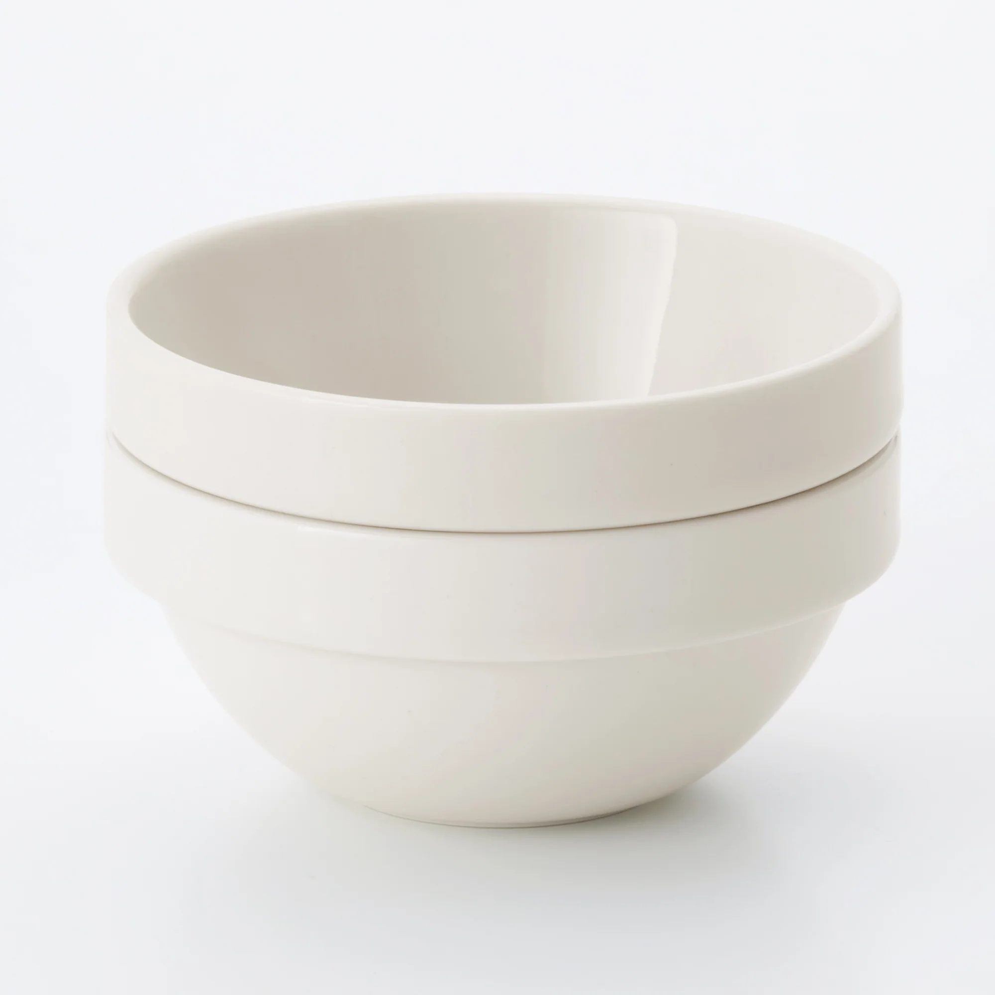 Beige Porcelain Stacking Dip Bowl - Image 6