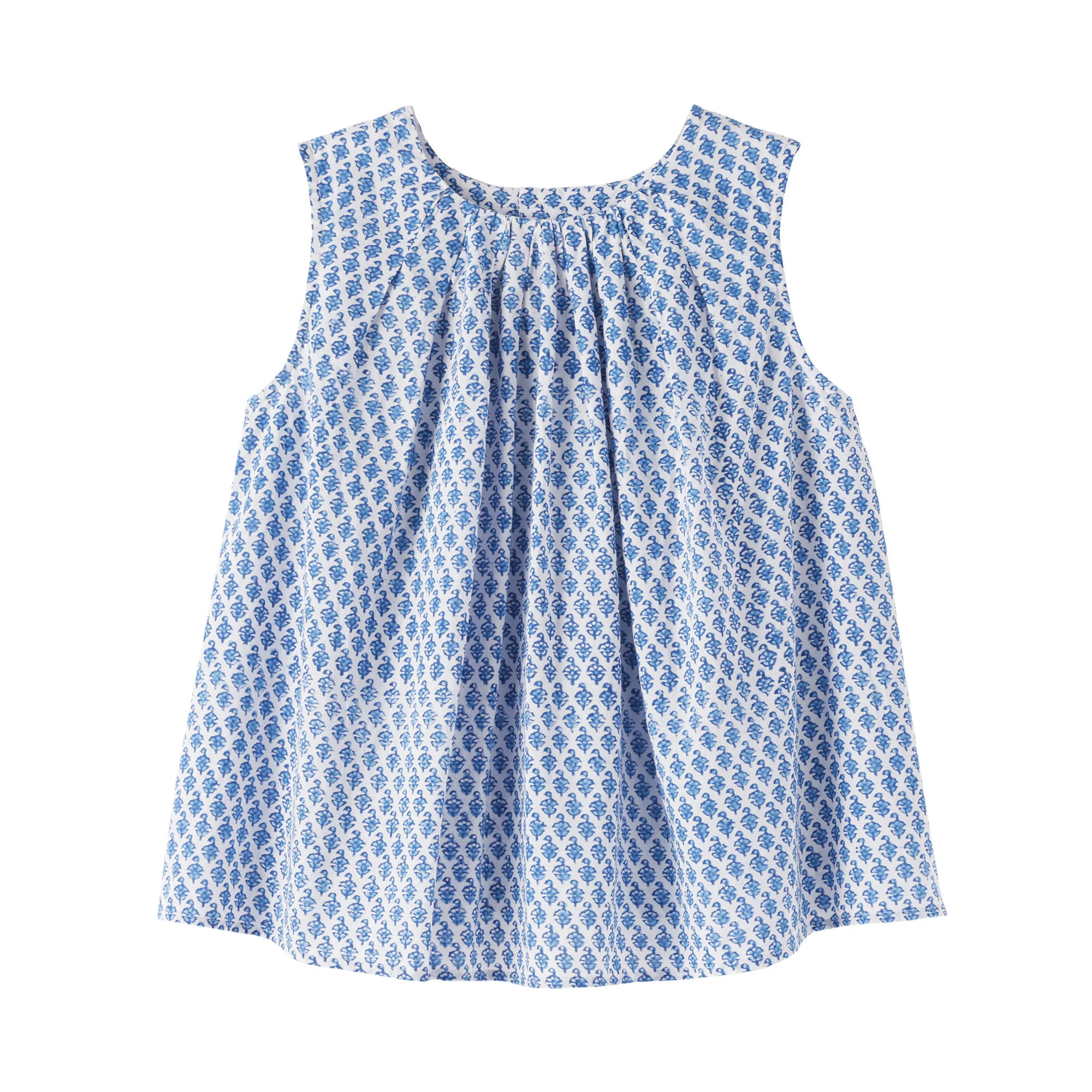 Block Print Sleeveless Blouse - Image 2