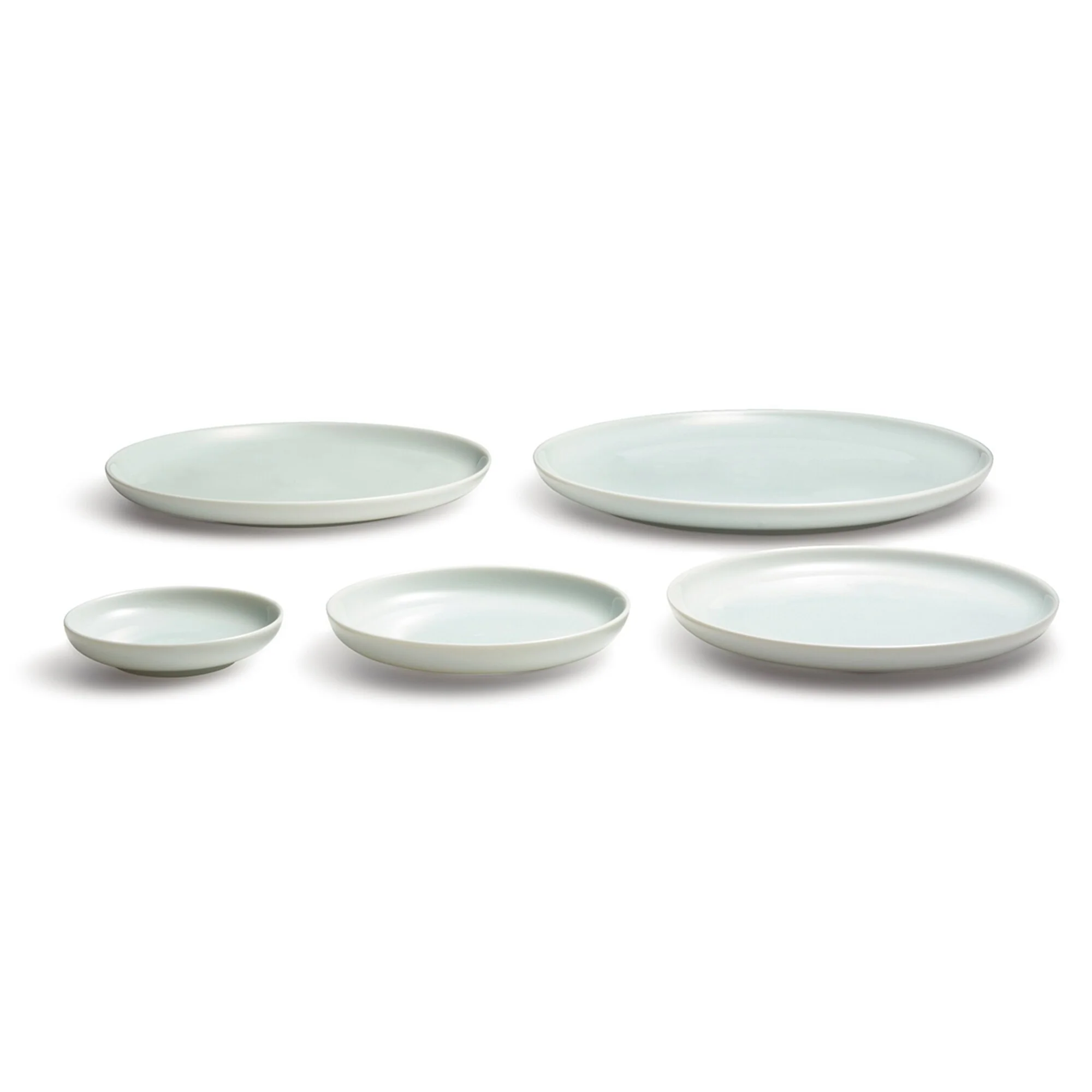 Blue White Porcelain Round Dish 3.7 x 0.8" - Image 6