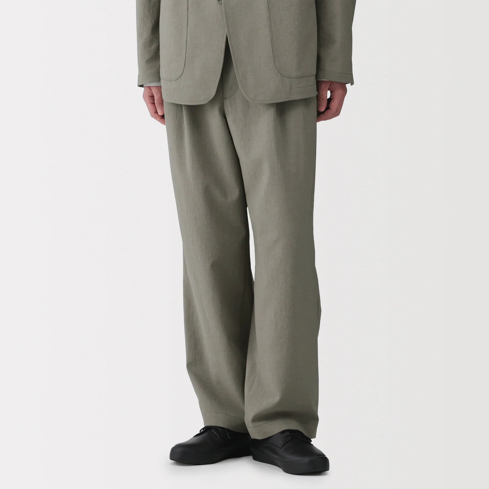 Breathable Double-Pleated Pants - Image 3