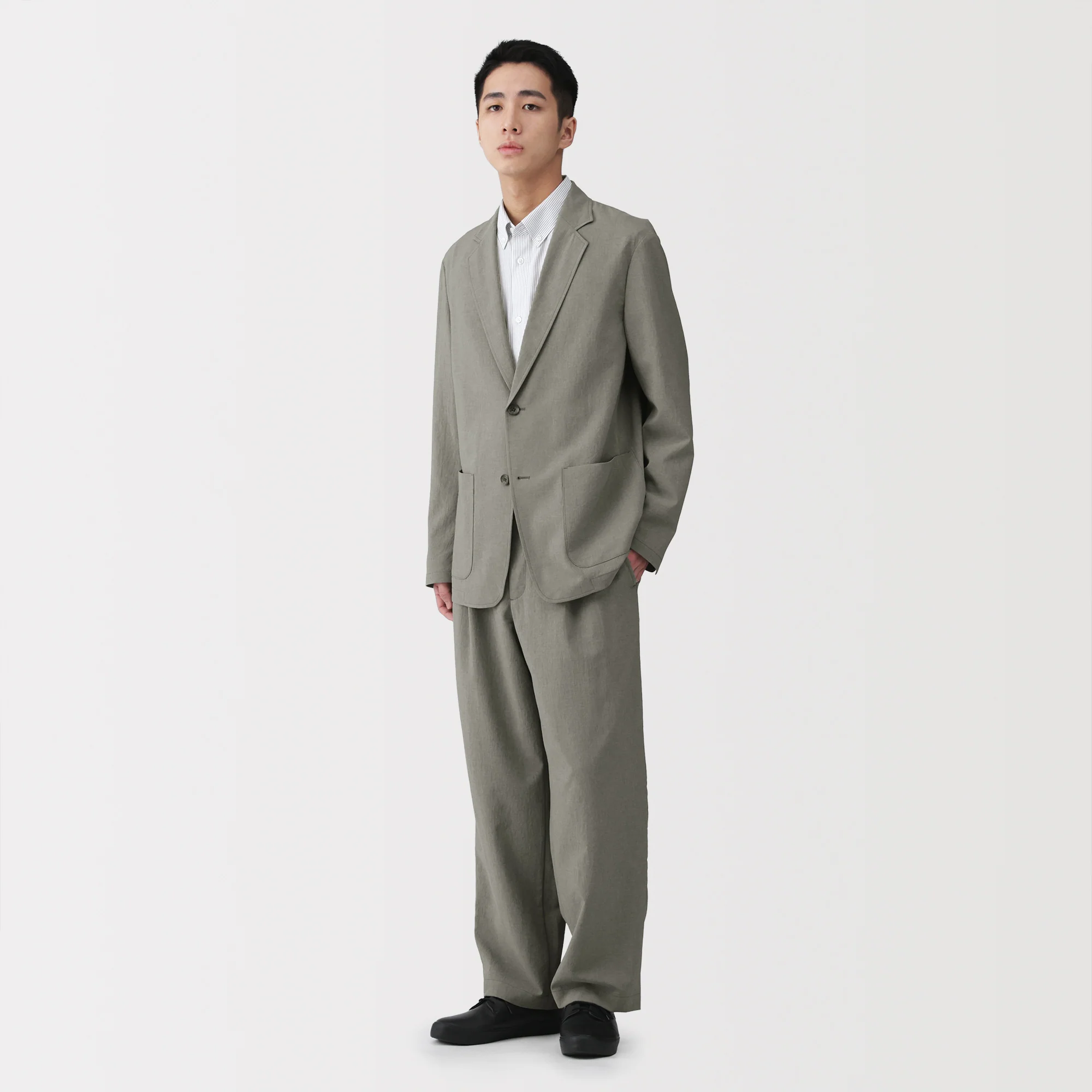 Breathable Double-Pleated Pants - Image 4