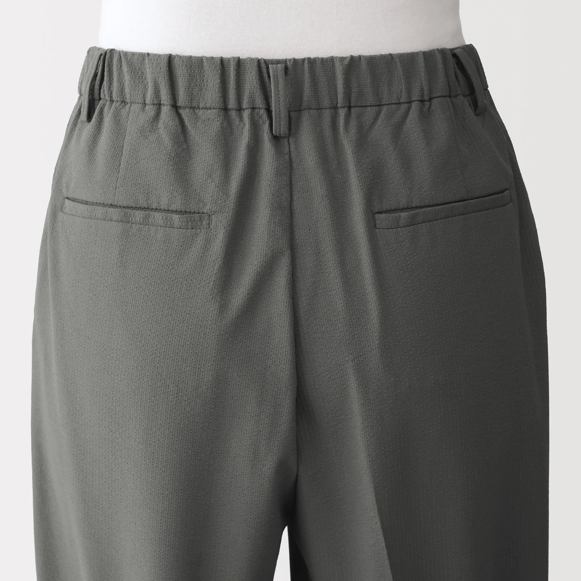 Breathable Seersucker Tapered Pants - Image 35