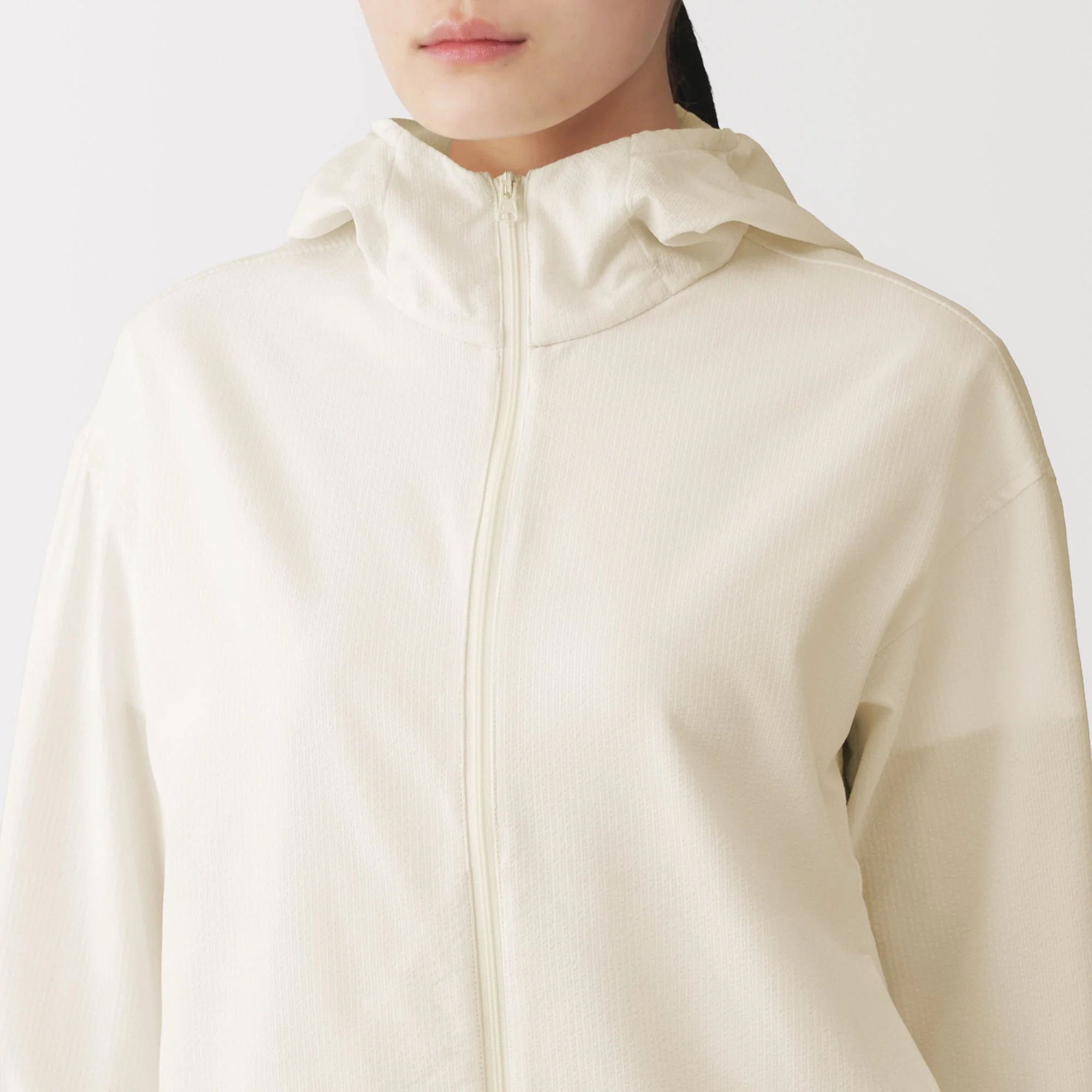 Breathable Seersucker Zip Hoodie - Image 16