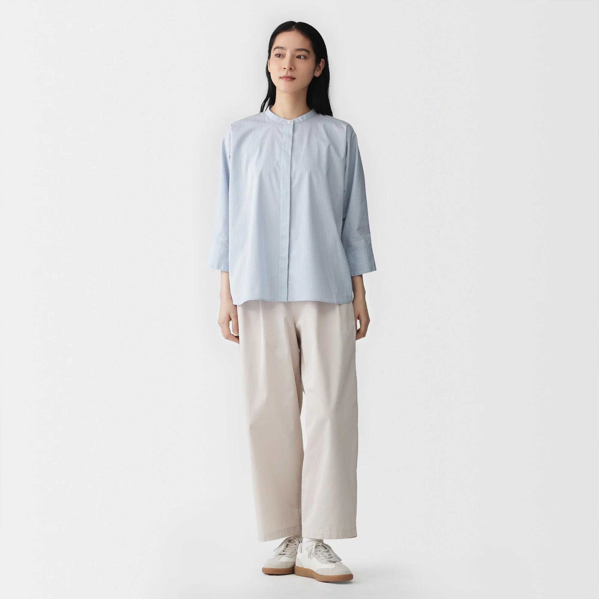 Broadcloth 3/4 Sleeve Shirt - Image 4