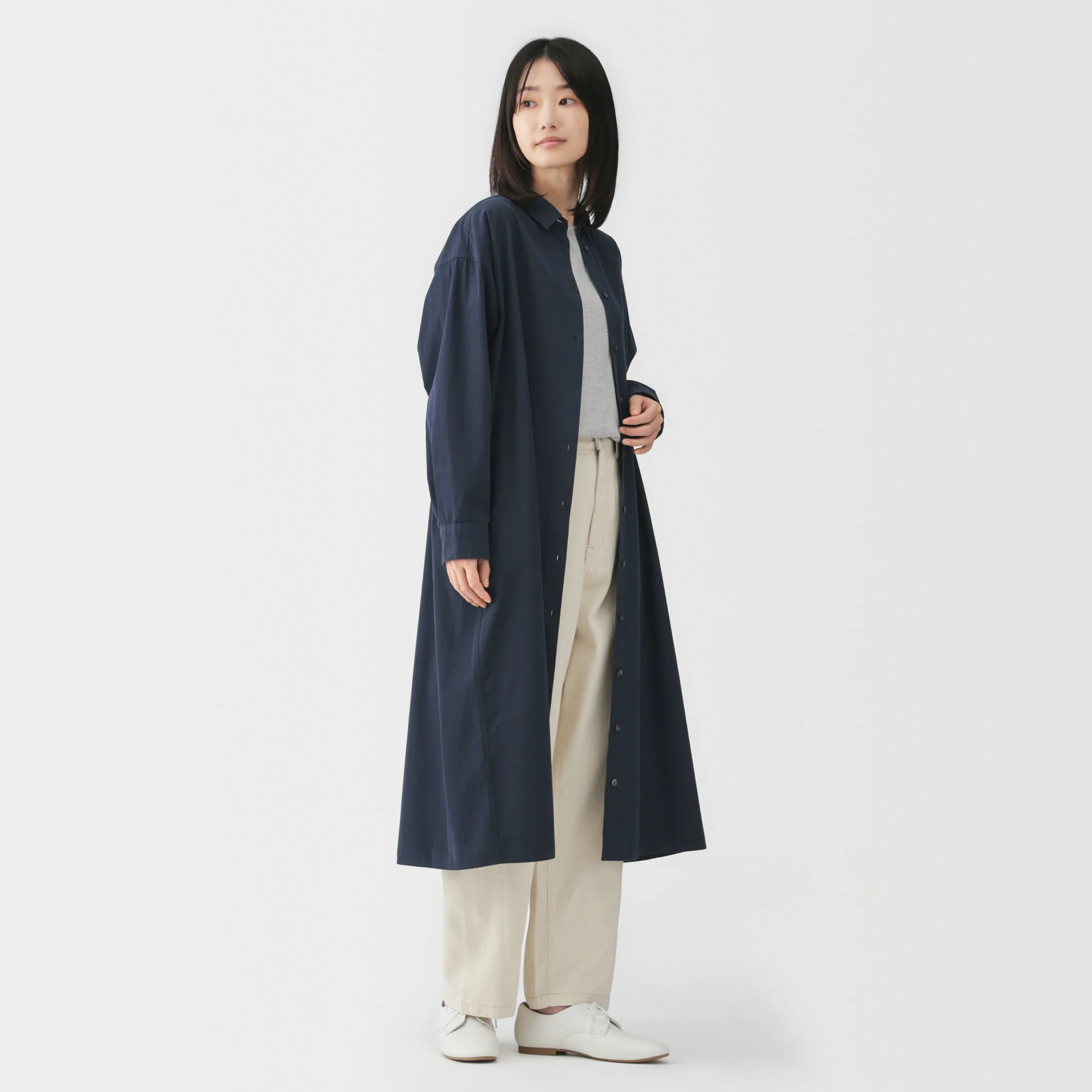 Broadcloth Shirt Dress - Image 12
