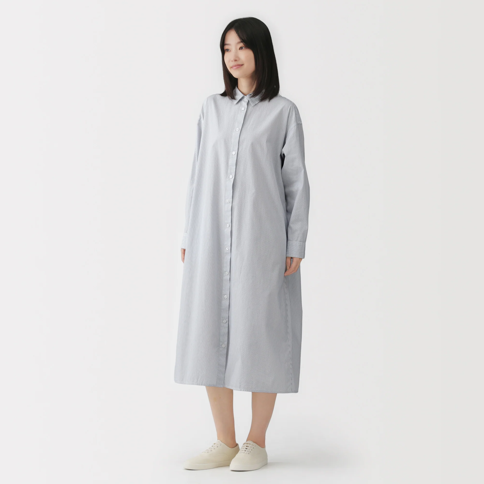 Broadcloth Shirt Dress - Image 19