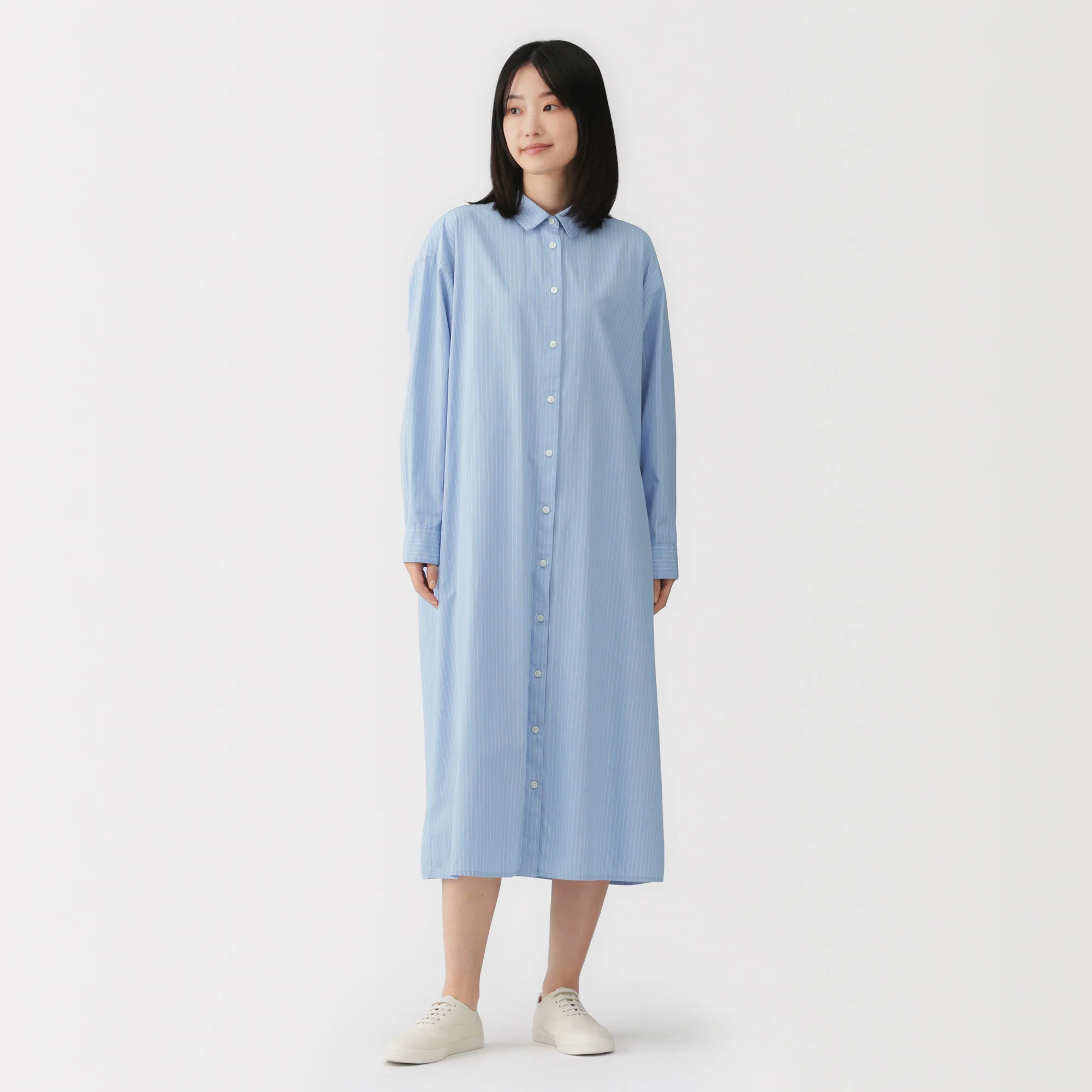 Broadcloth Shirt Dress - Image 3