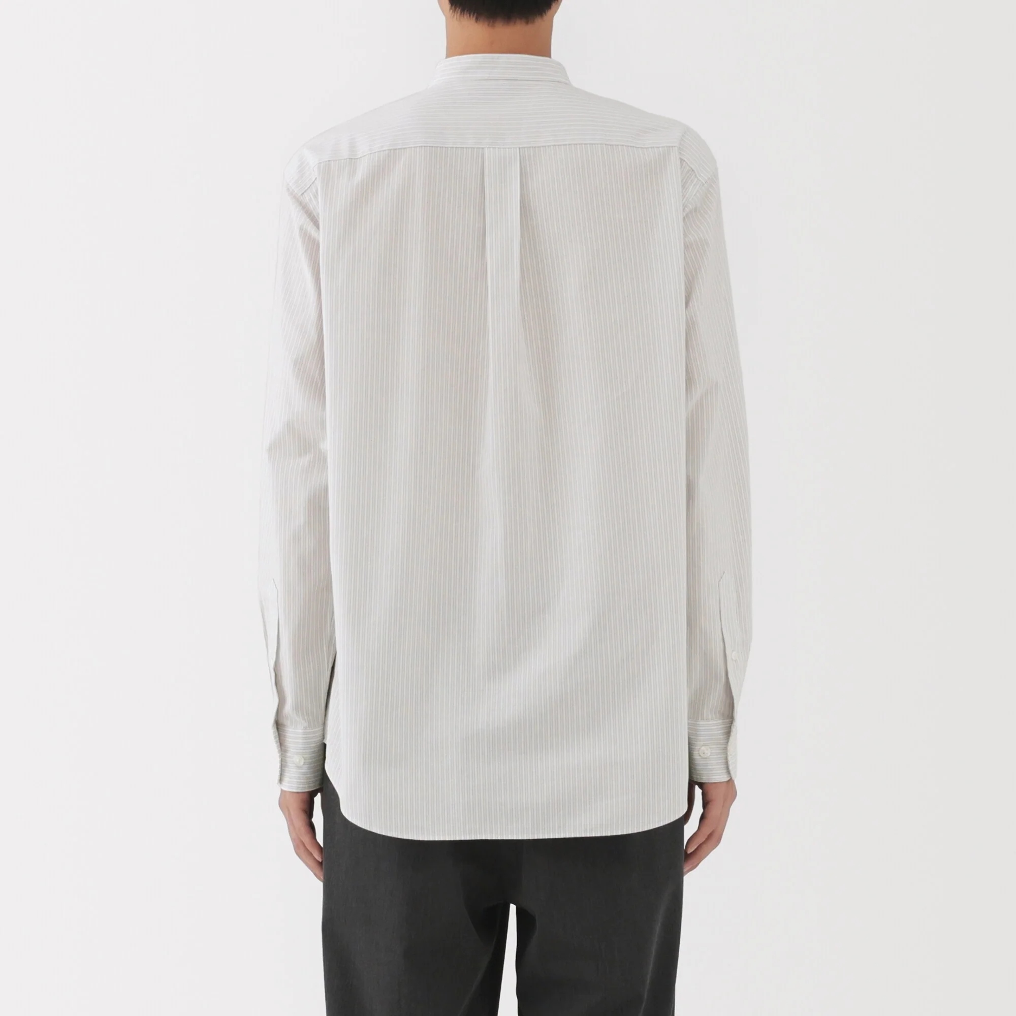 Broadcloth Stand Collar Shirt - Image 51