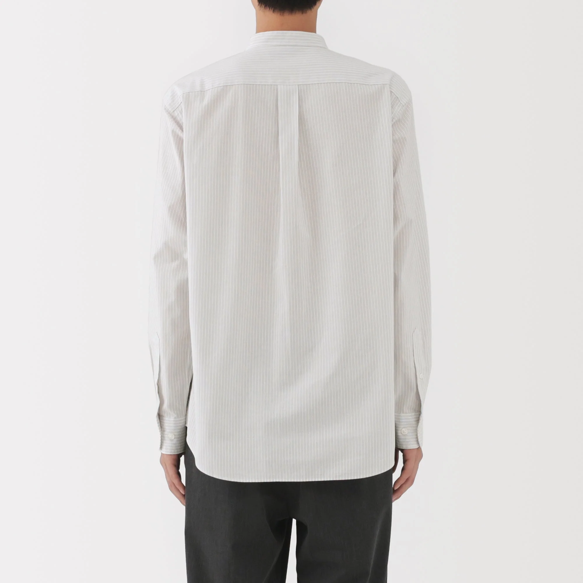 Broadcloth Stand Collar Shirt - Image 6