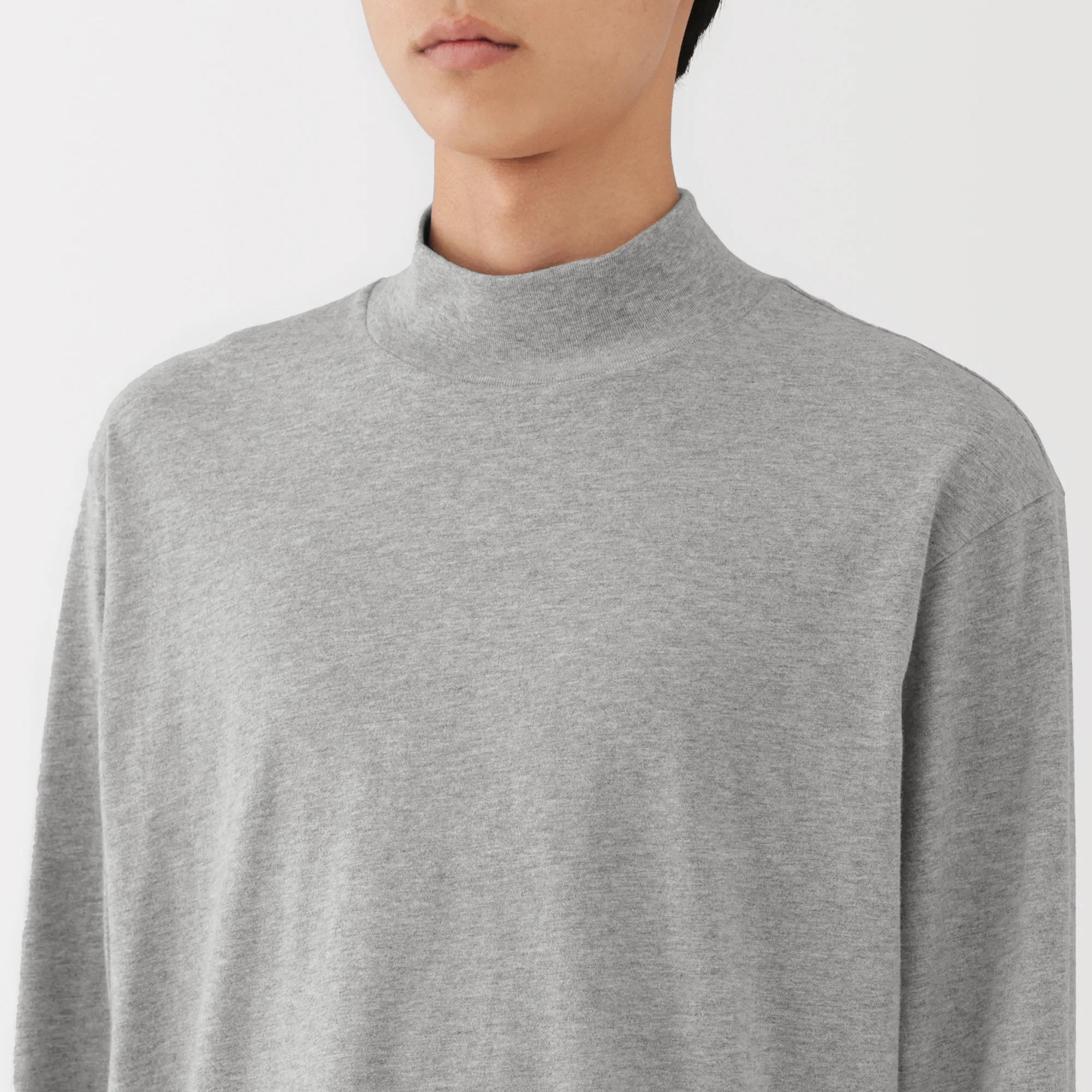 Brushed High Neck T-Shirt - Image 16