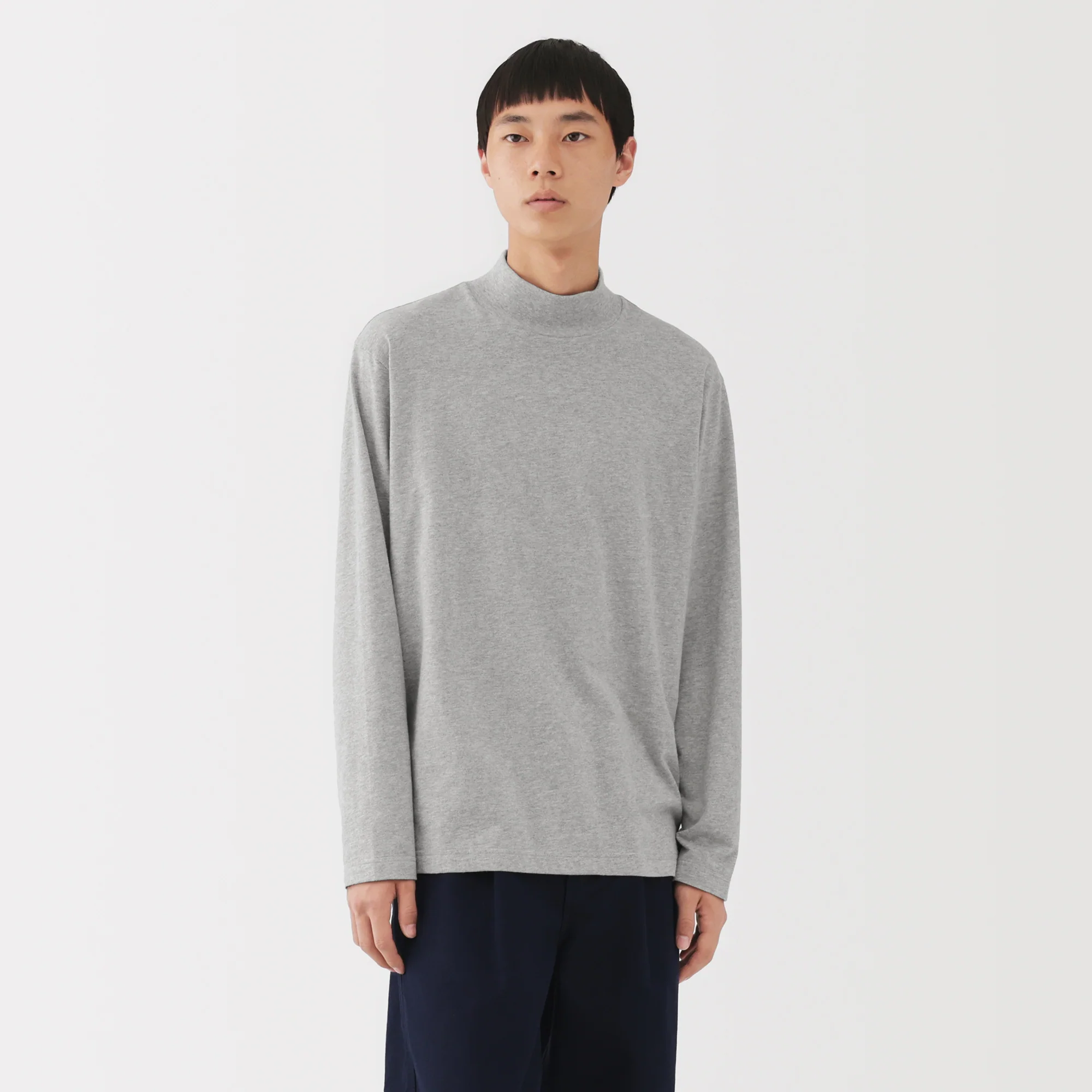 Brushed High Neck T-Shirt - Image 19