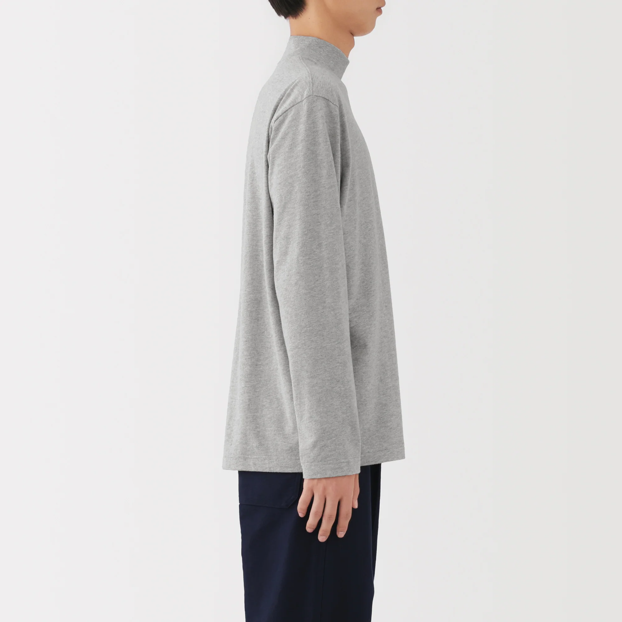 Brushed High Neck T-Shirt - Image 21