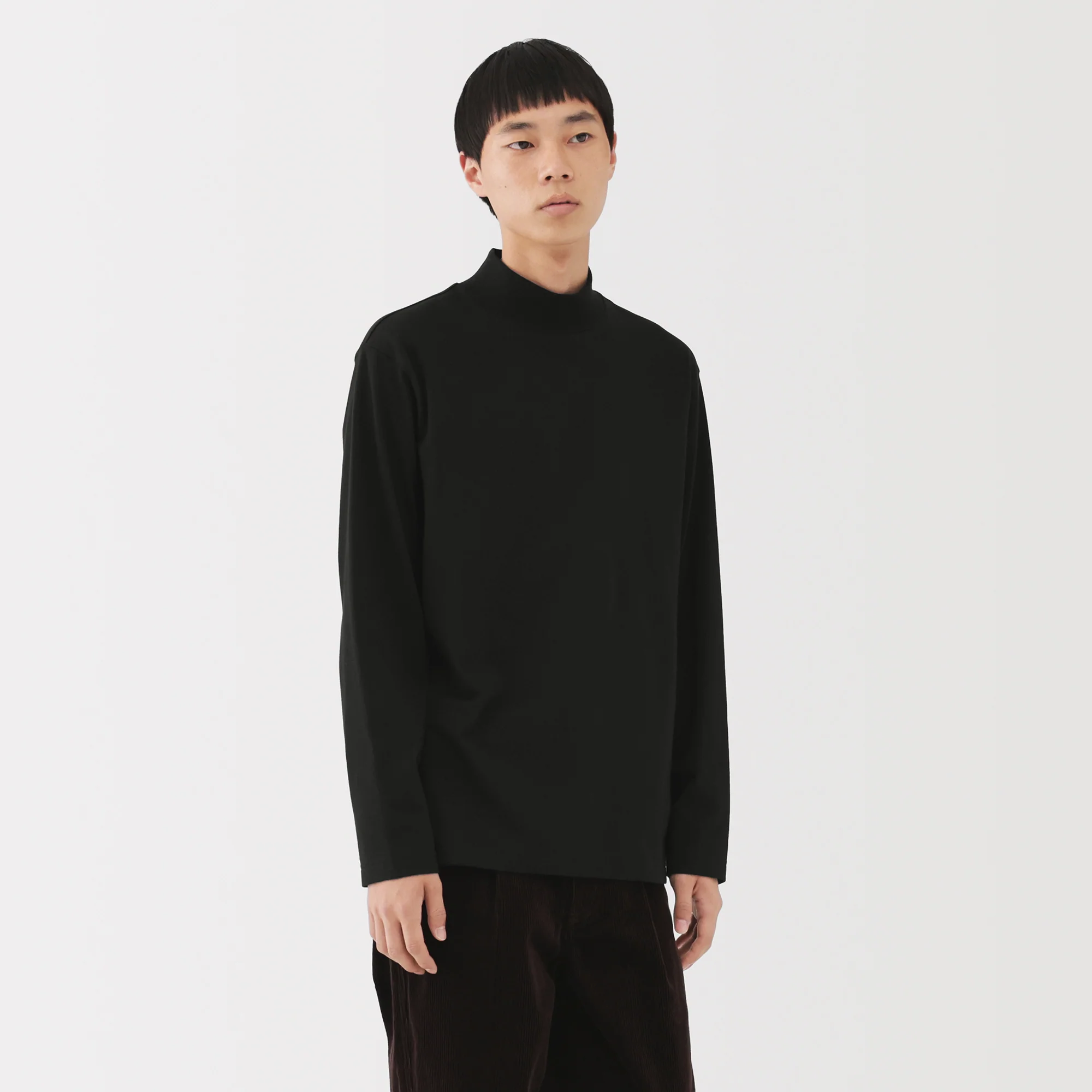 Brushed High Neck T-Shirt - Image 34