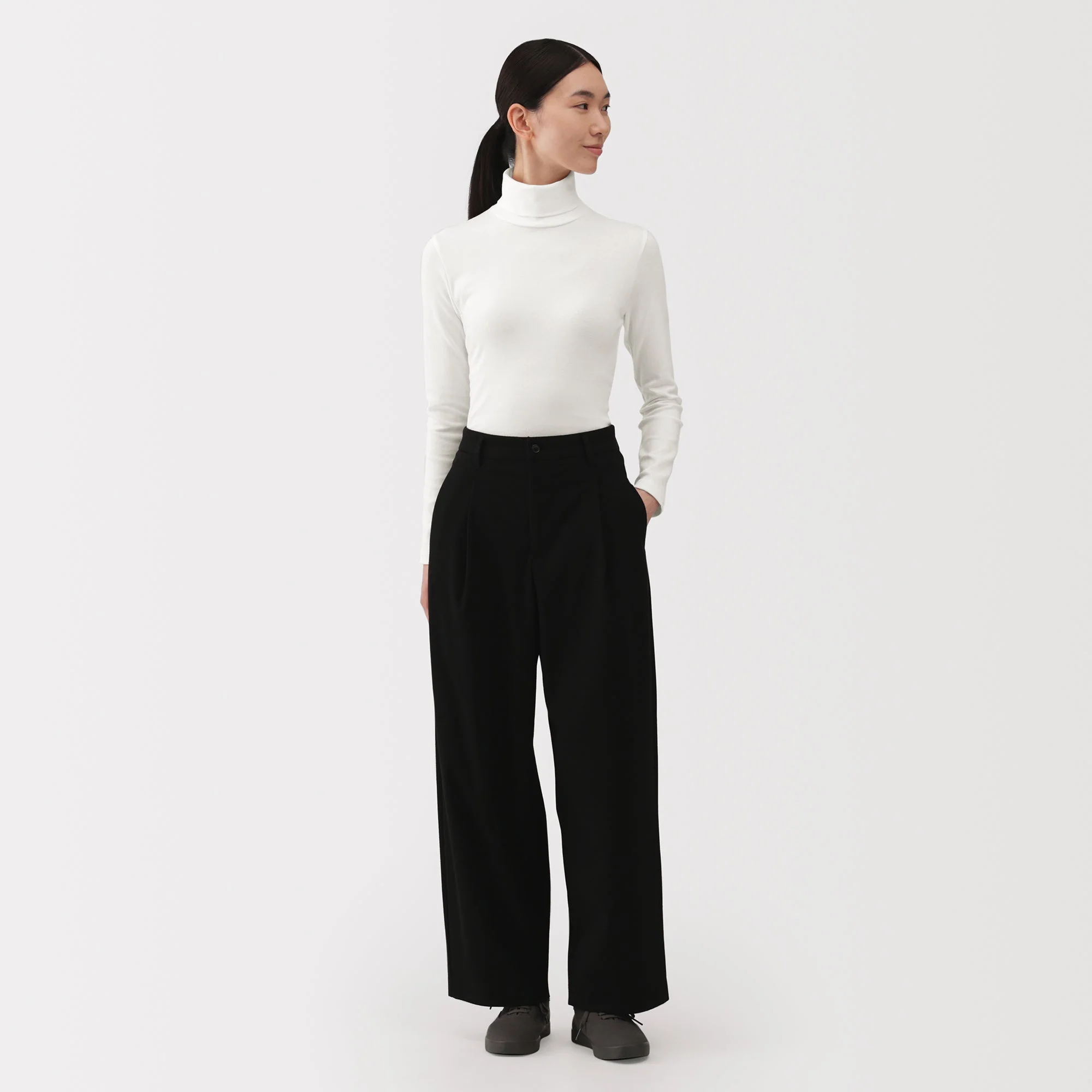 Brushed Turtleneck T-Shirt - Image 18