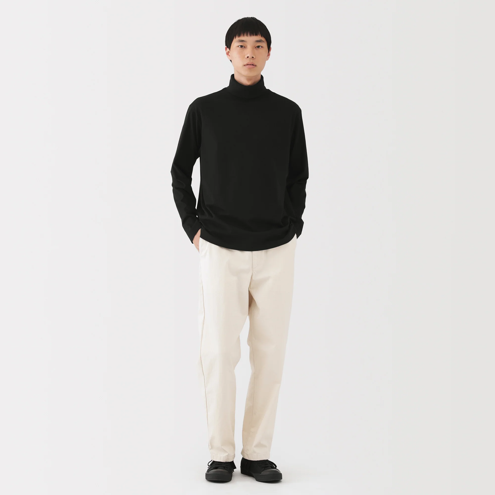 Brushed Turtleneck T-Shirt - Image 25