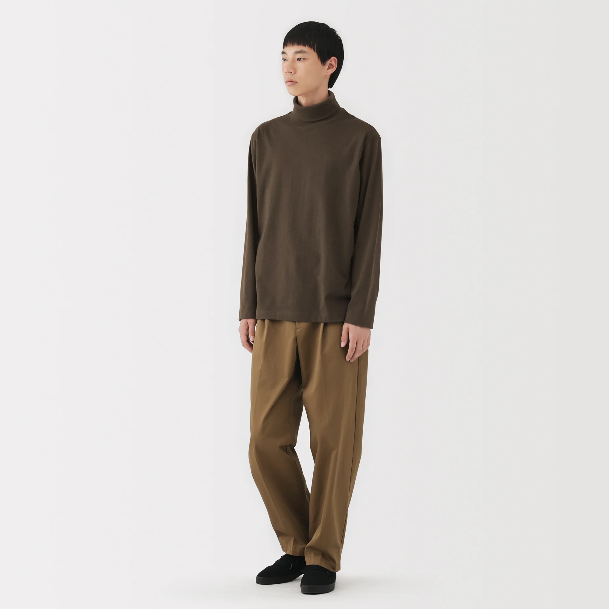 Brushed Turtleneck T-Shirt - Image 4
