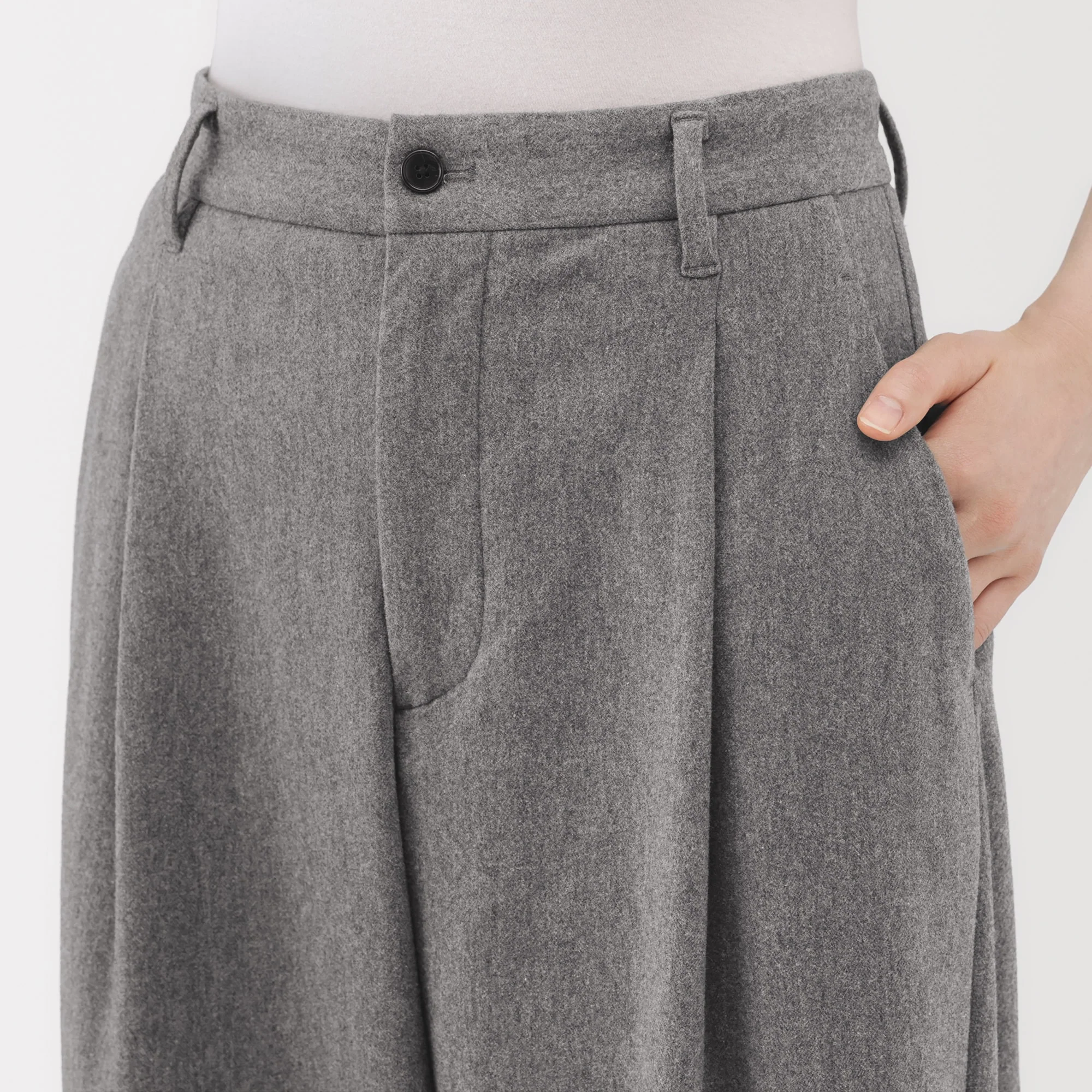 Brushed Wide Pants - Image 27