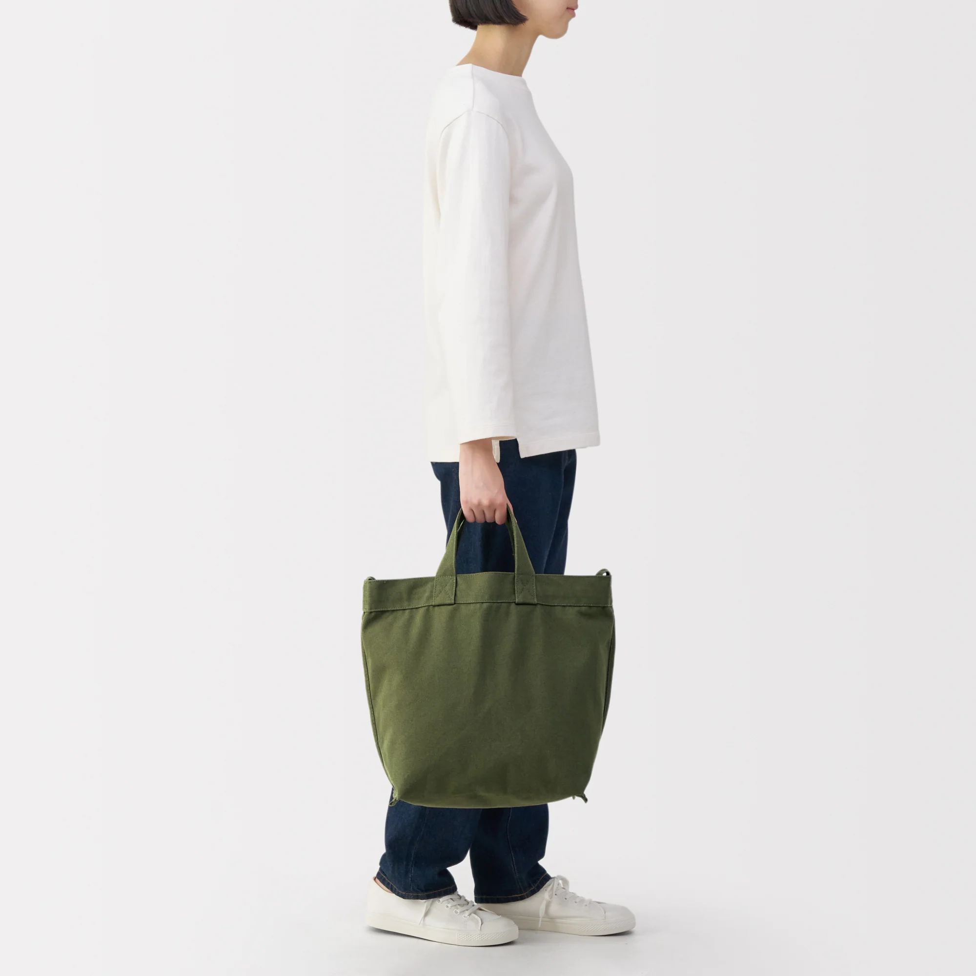 Canvas 2-Way Tote Bag - Image 31