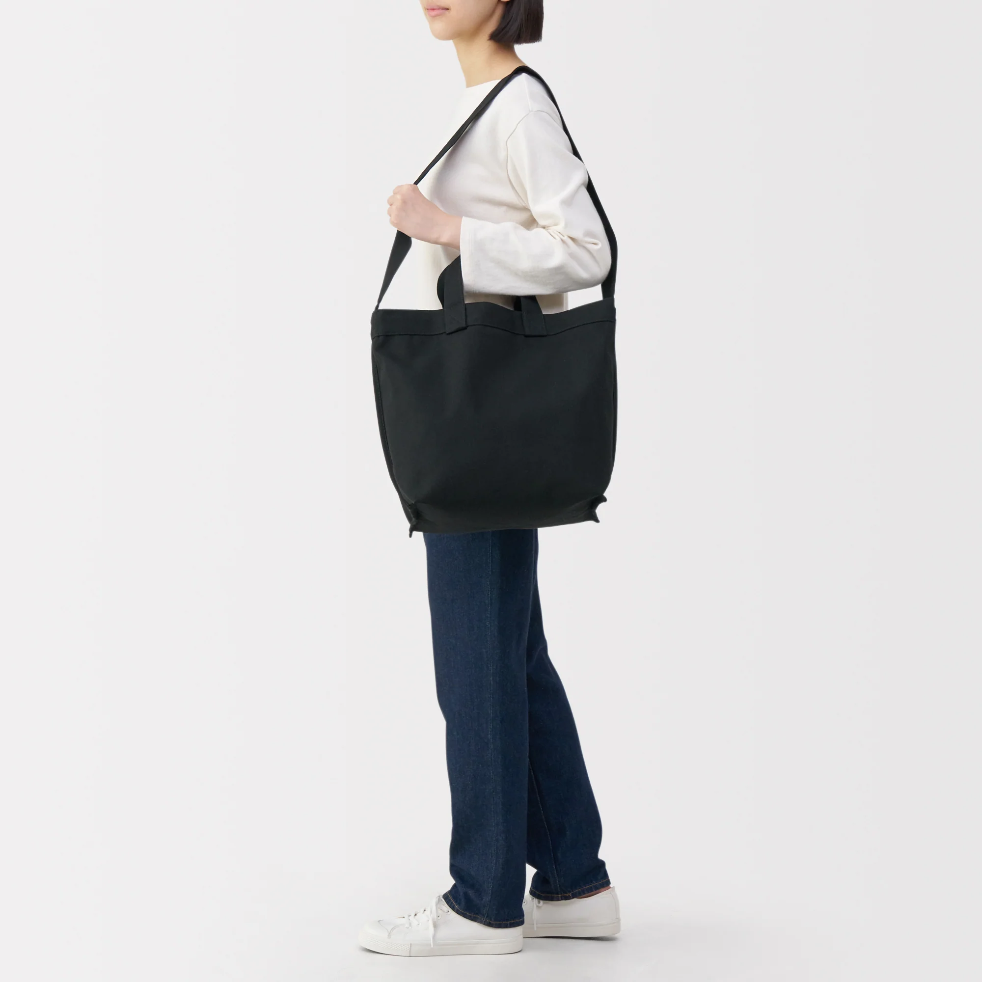 Canvas 2-Way Tote Bag - Image 8